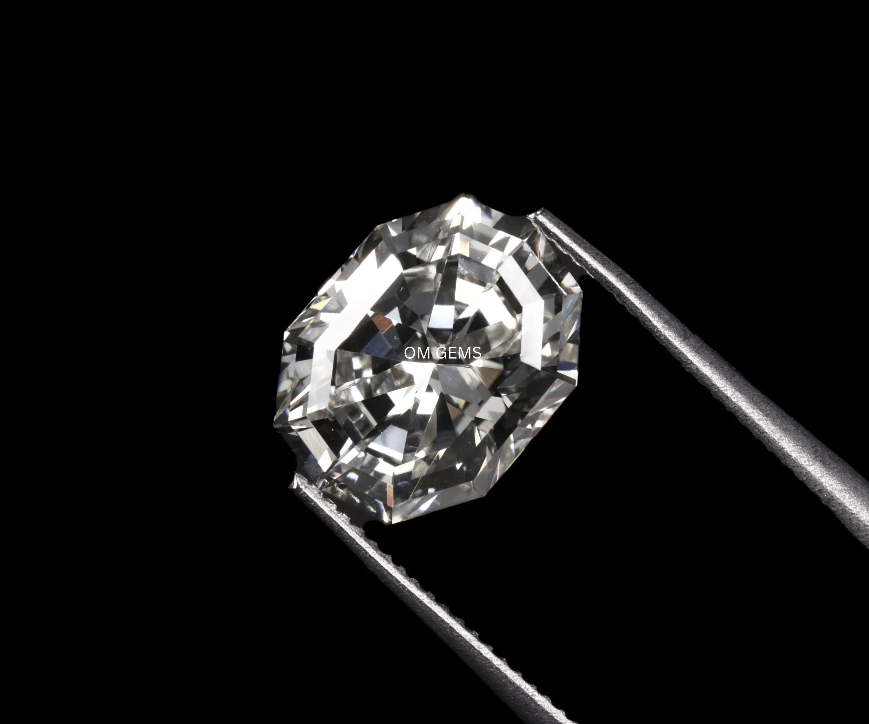 Elongated Octagon Cut Lab Grown Diamond