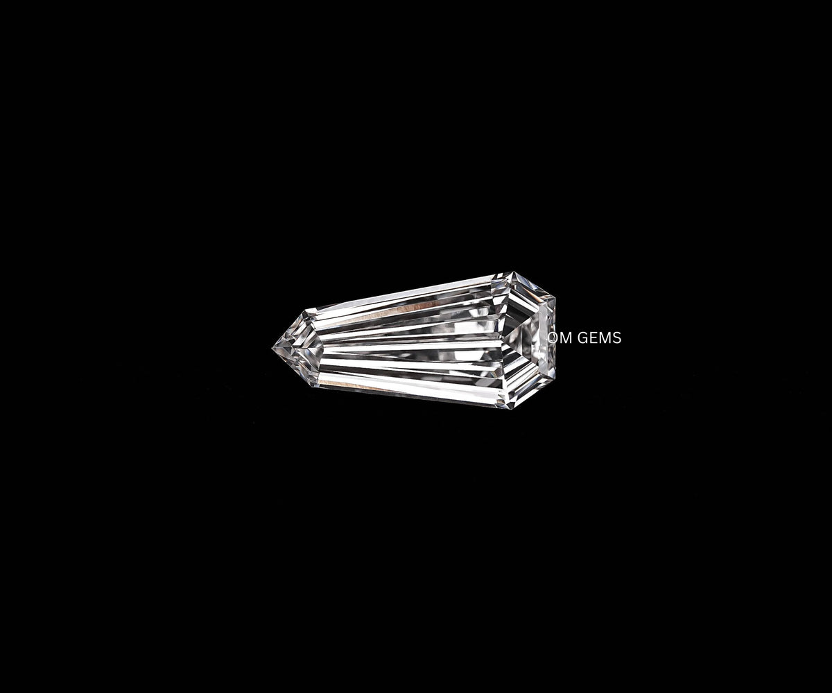 Elongated Shield Brilliant Cut Lab Grown Loose Diamond