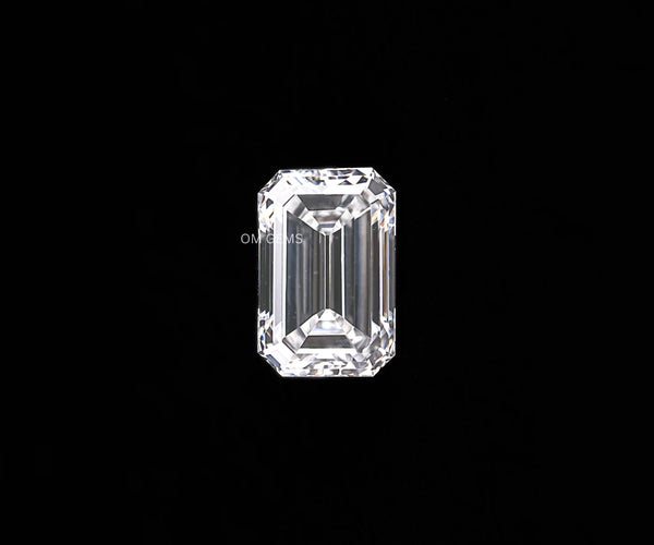 2.01 Carat Emerald Brilliant Cut Lab Created Loose Diamond