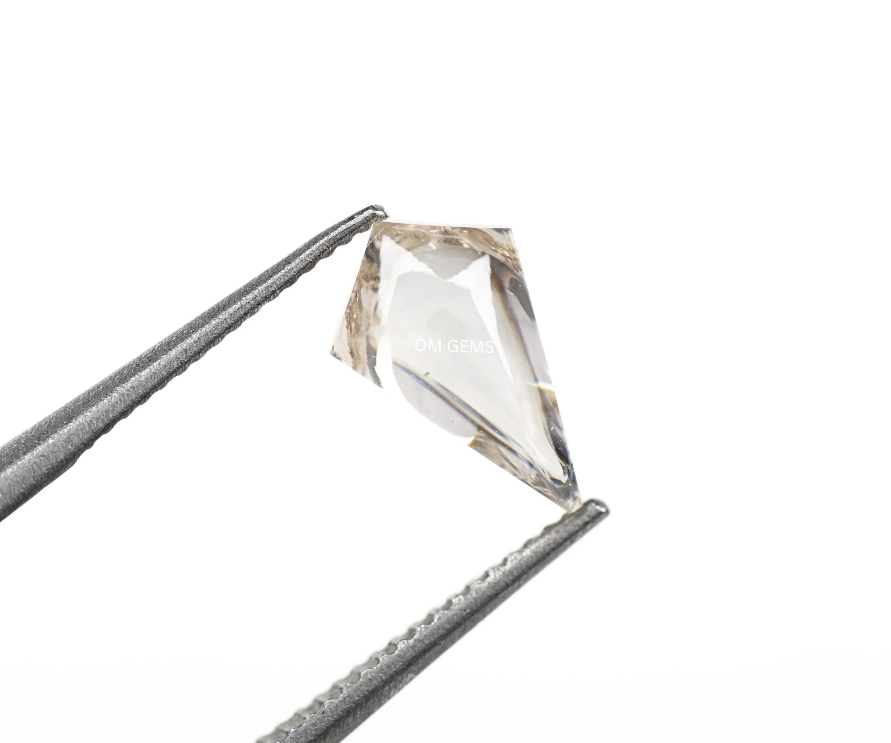 Fancy Champagne Kite Cut Lab Diamond