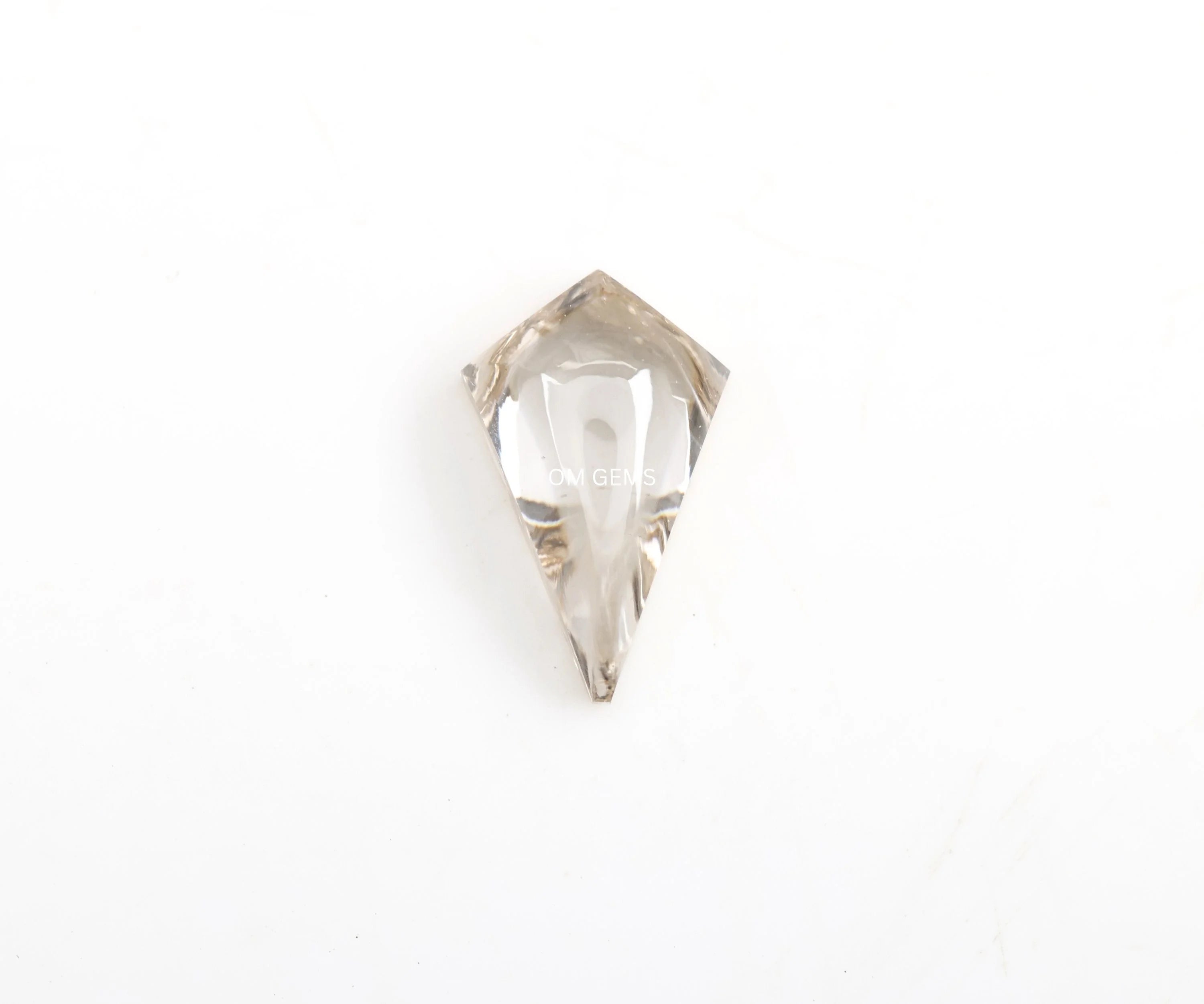 Fancy Champagne Kite Cut Lab Diamond