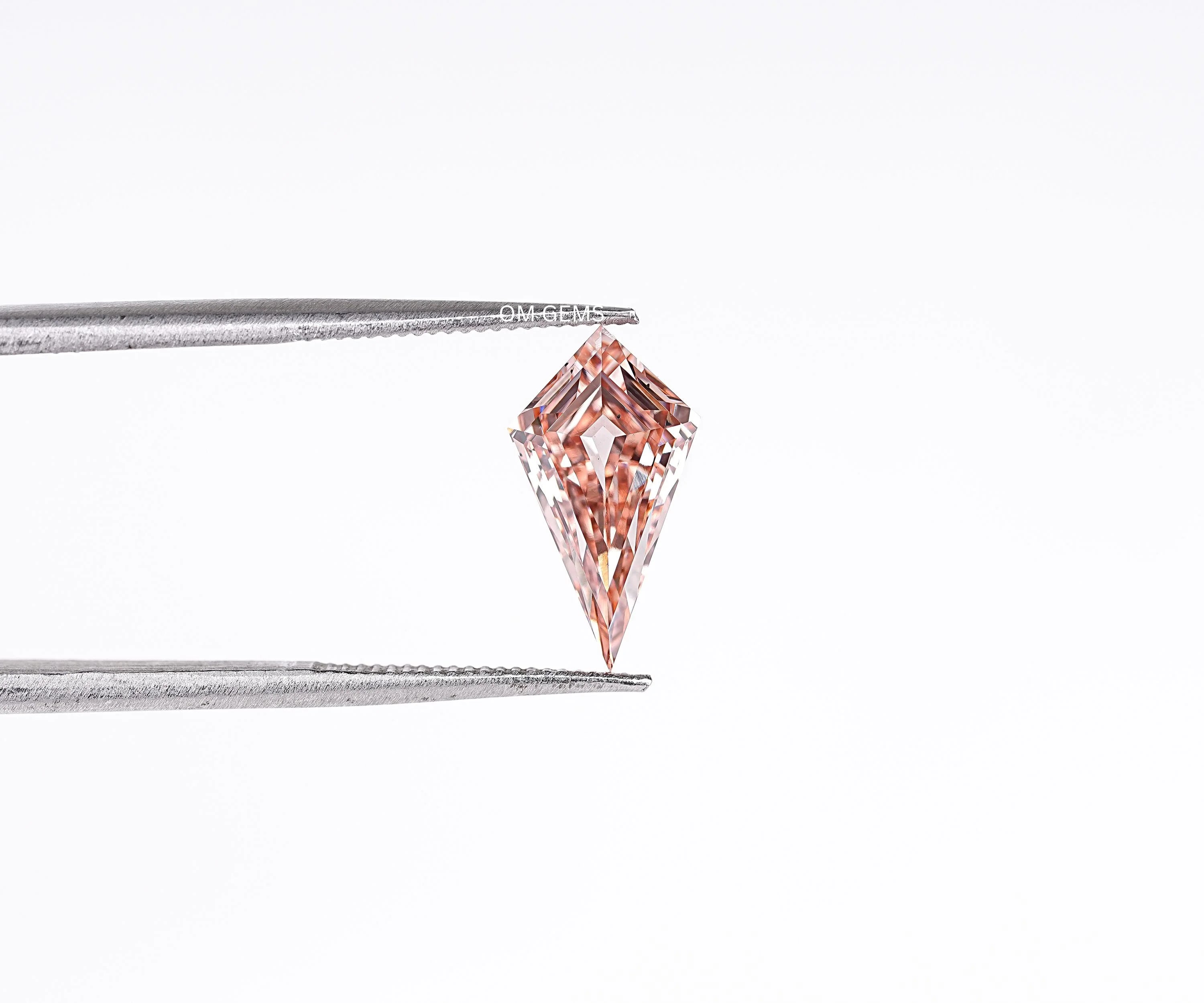 Fancy Champagne Kite Cut Lab Grown Diamond Loose