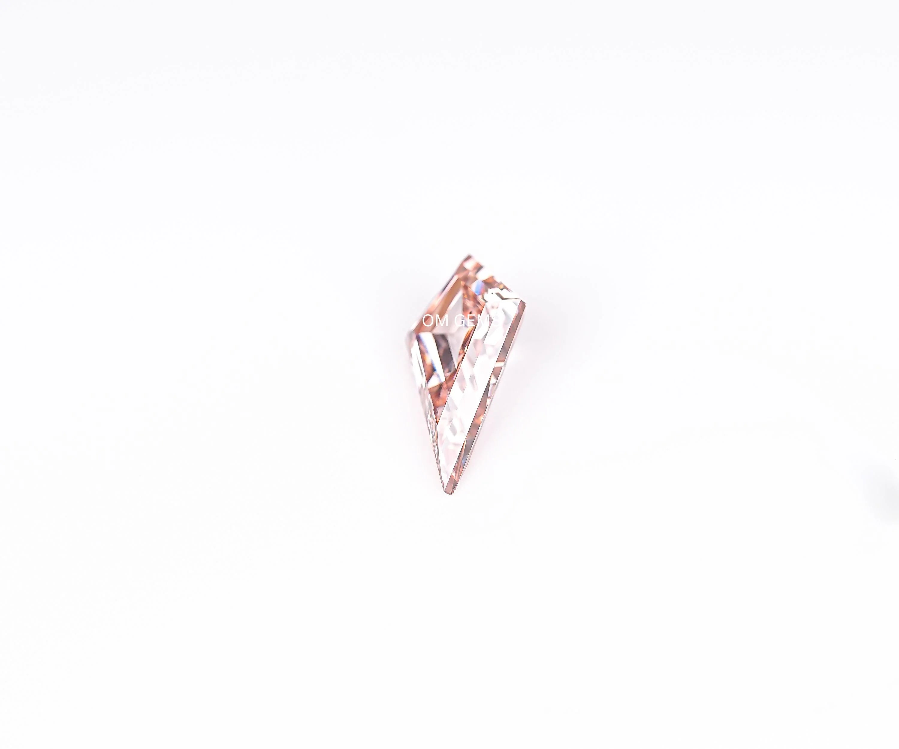 Fancy Champagne Kite Cut Lab Grown Diamond Loose