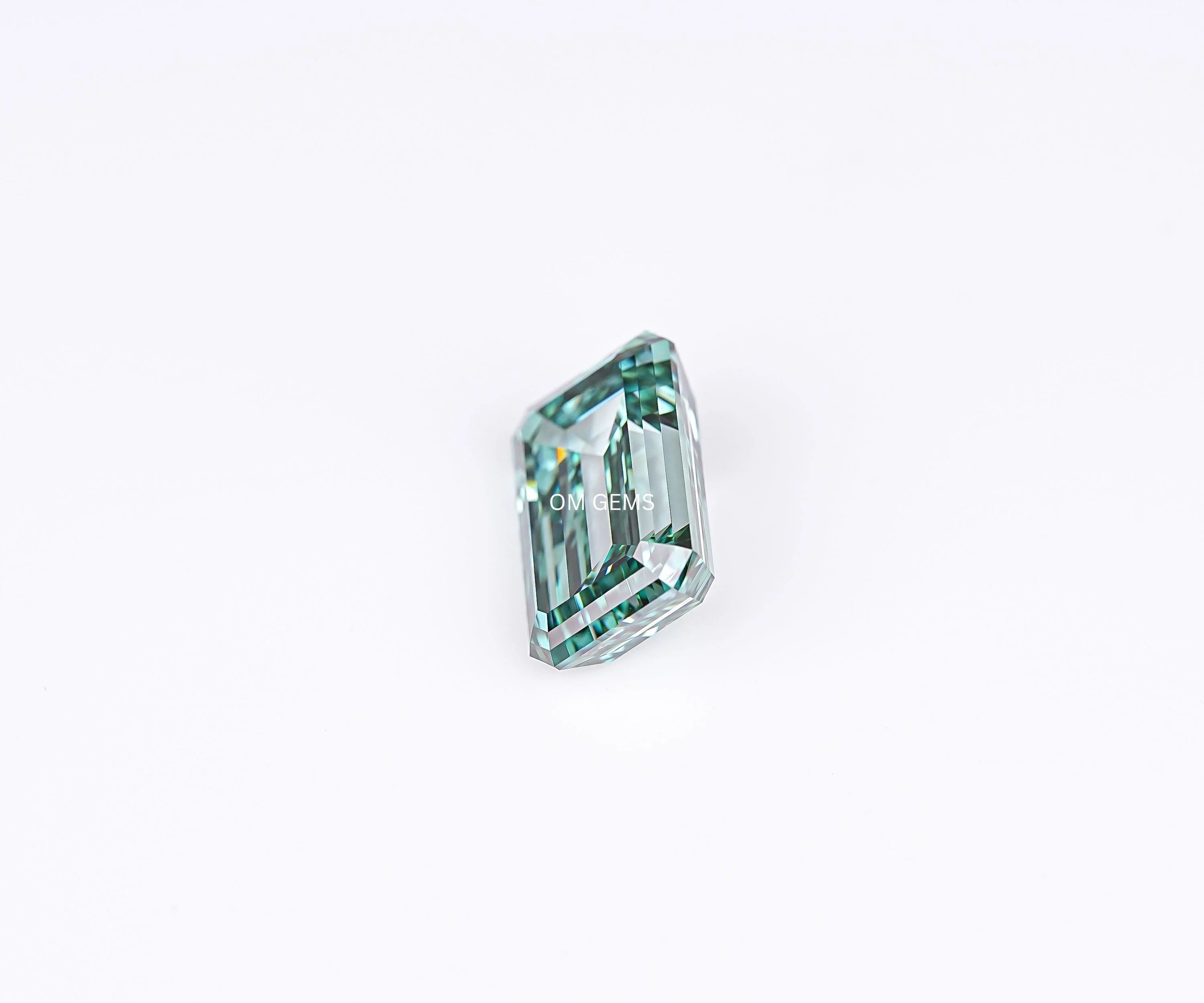 Fancy Green Emerald Cut Lab Grown Diamond
