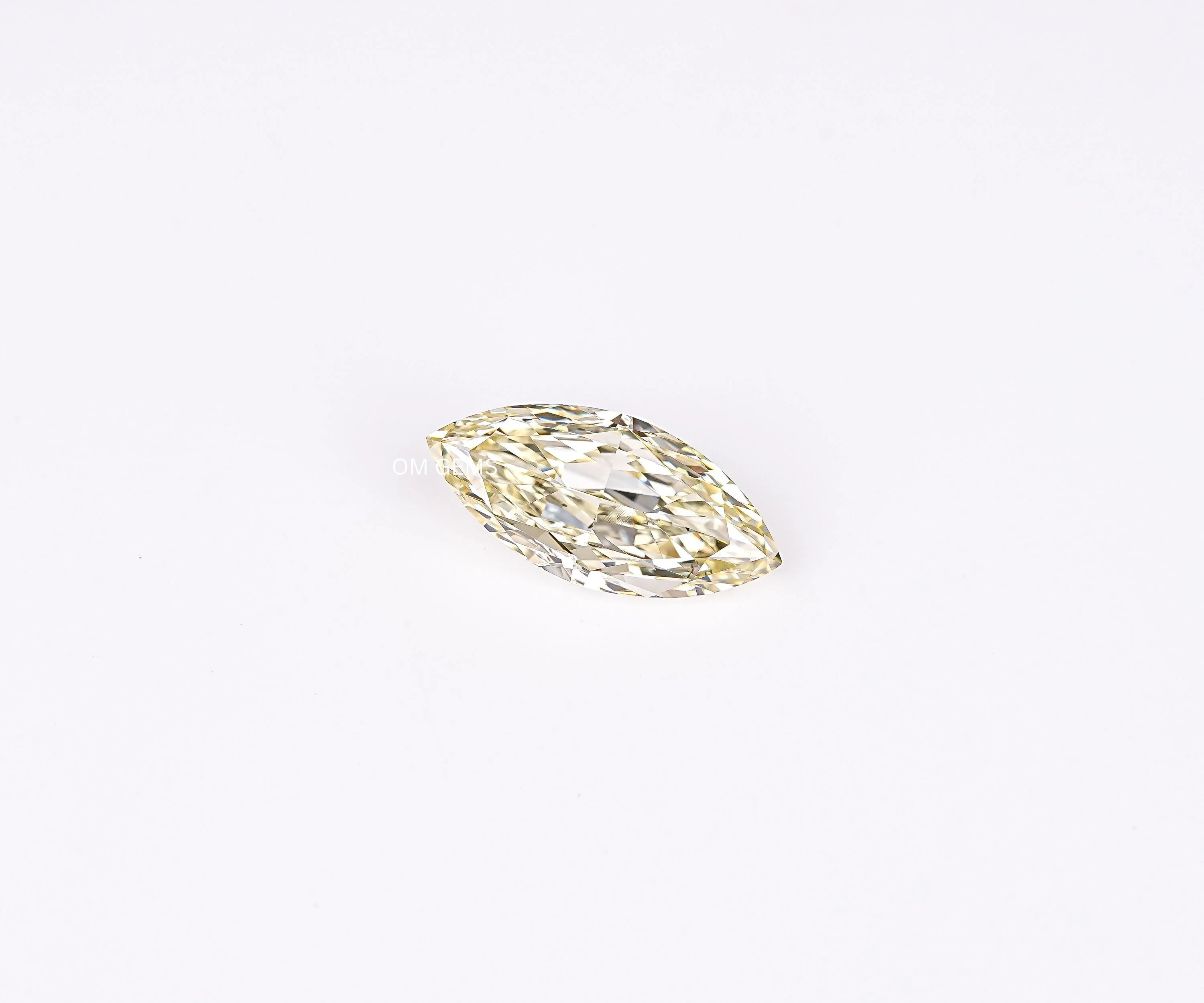 Fancy Yellow Marquise Cut Lab Grown Diamond