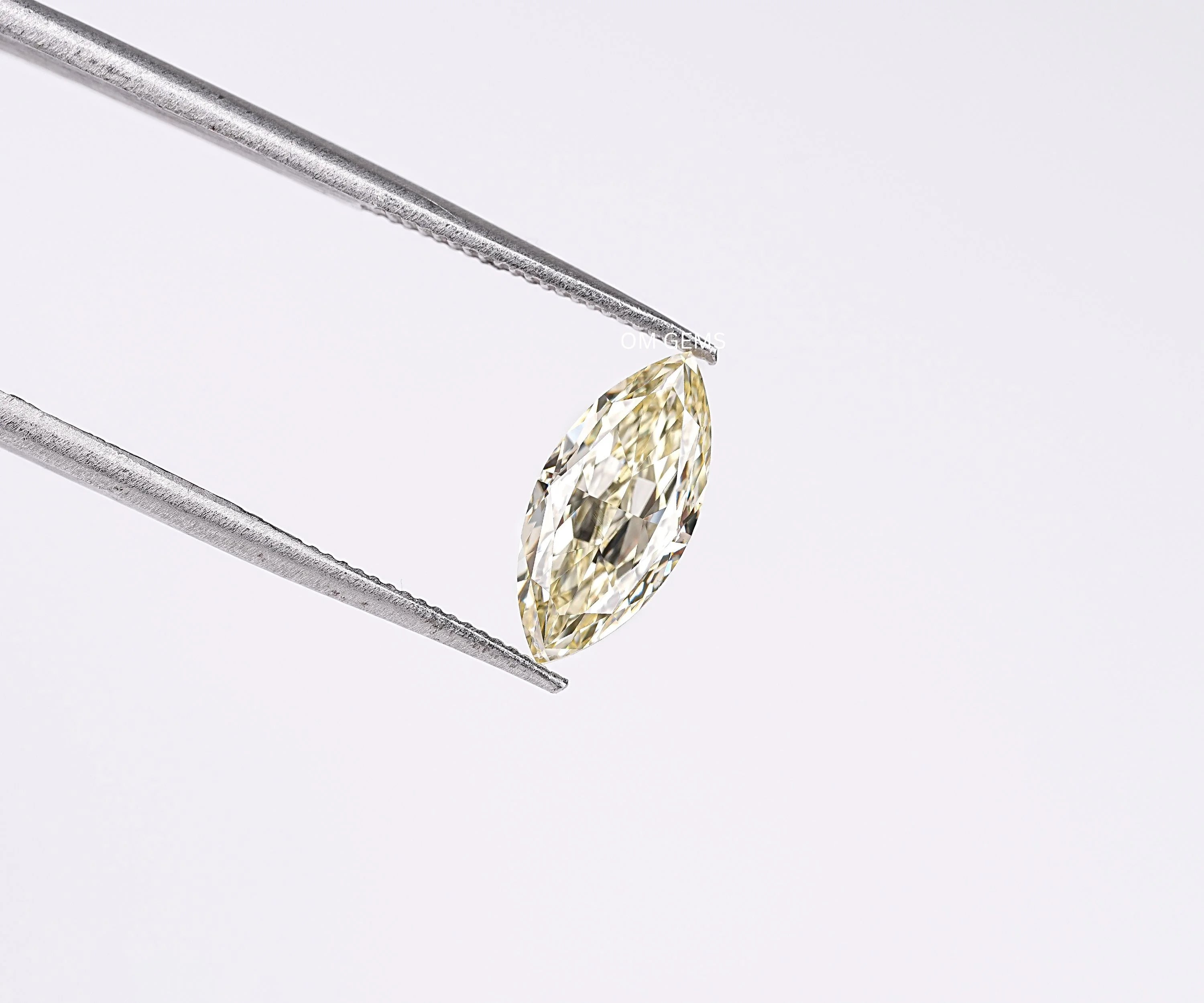 Fancy Yellow Marquise Cut Lab Grown Diamond