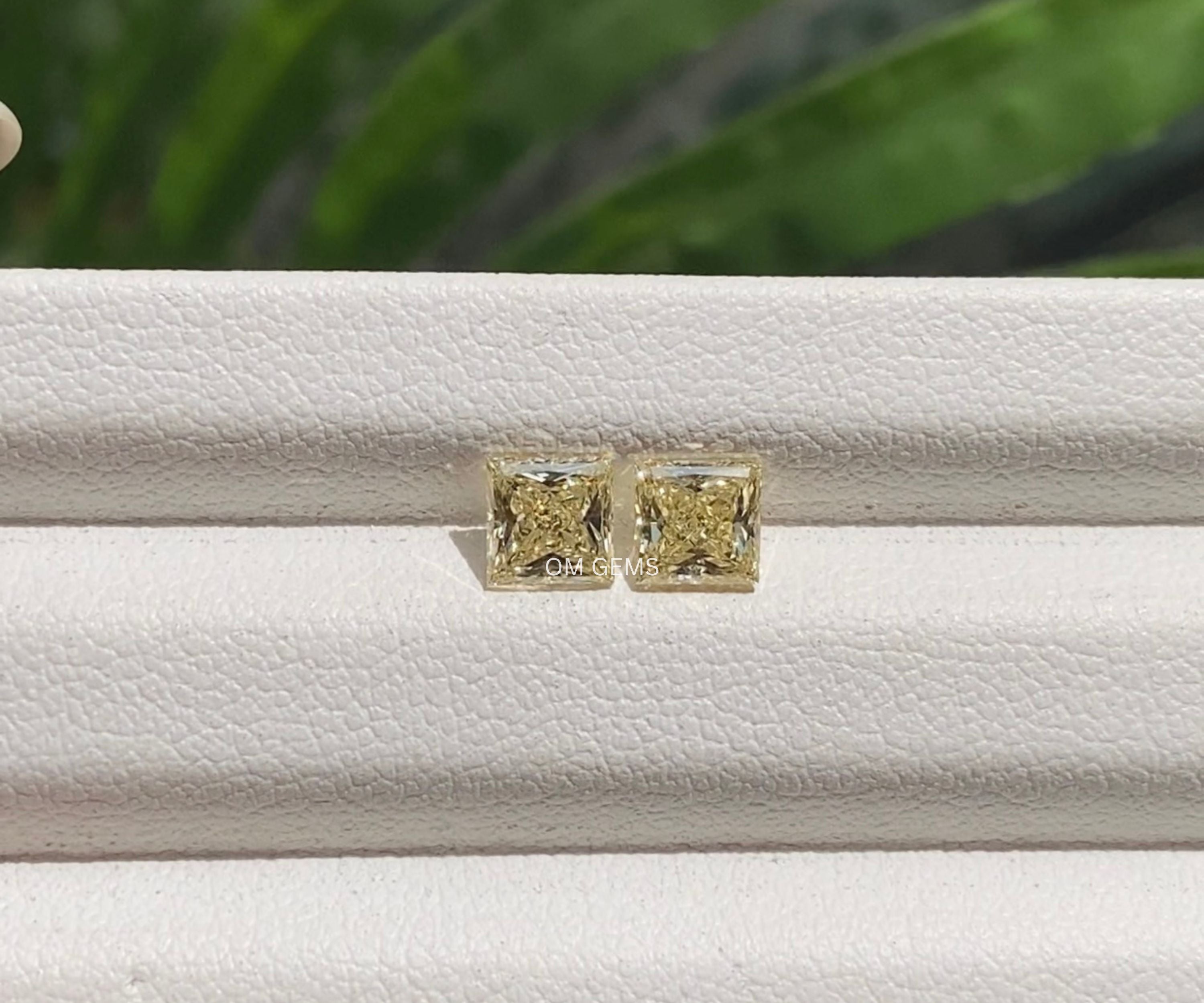 Fancy Yellow Princess Cut Loose Diamond