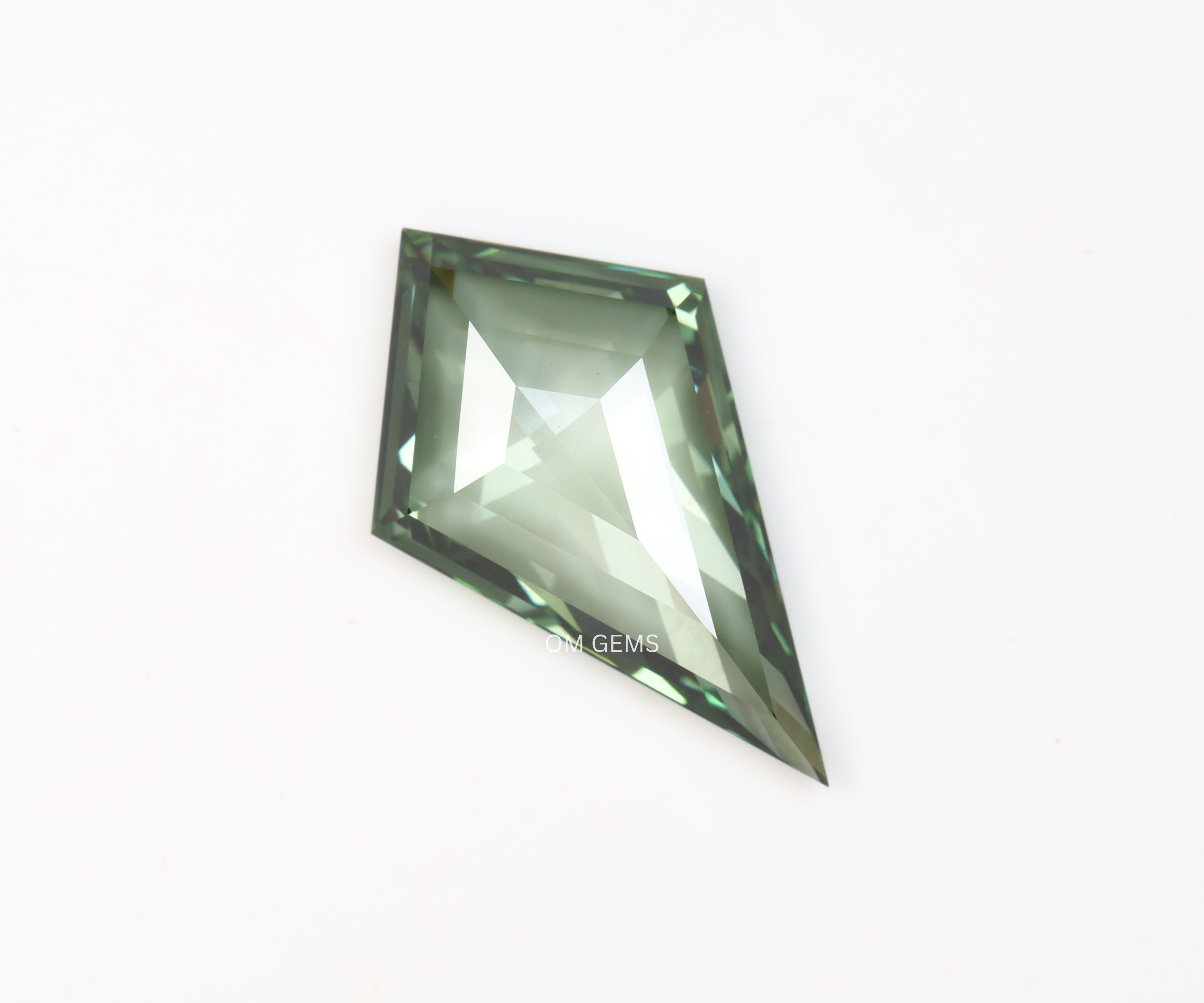 Green Kite Cut Lab Grown Diamond
