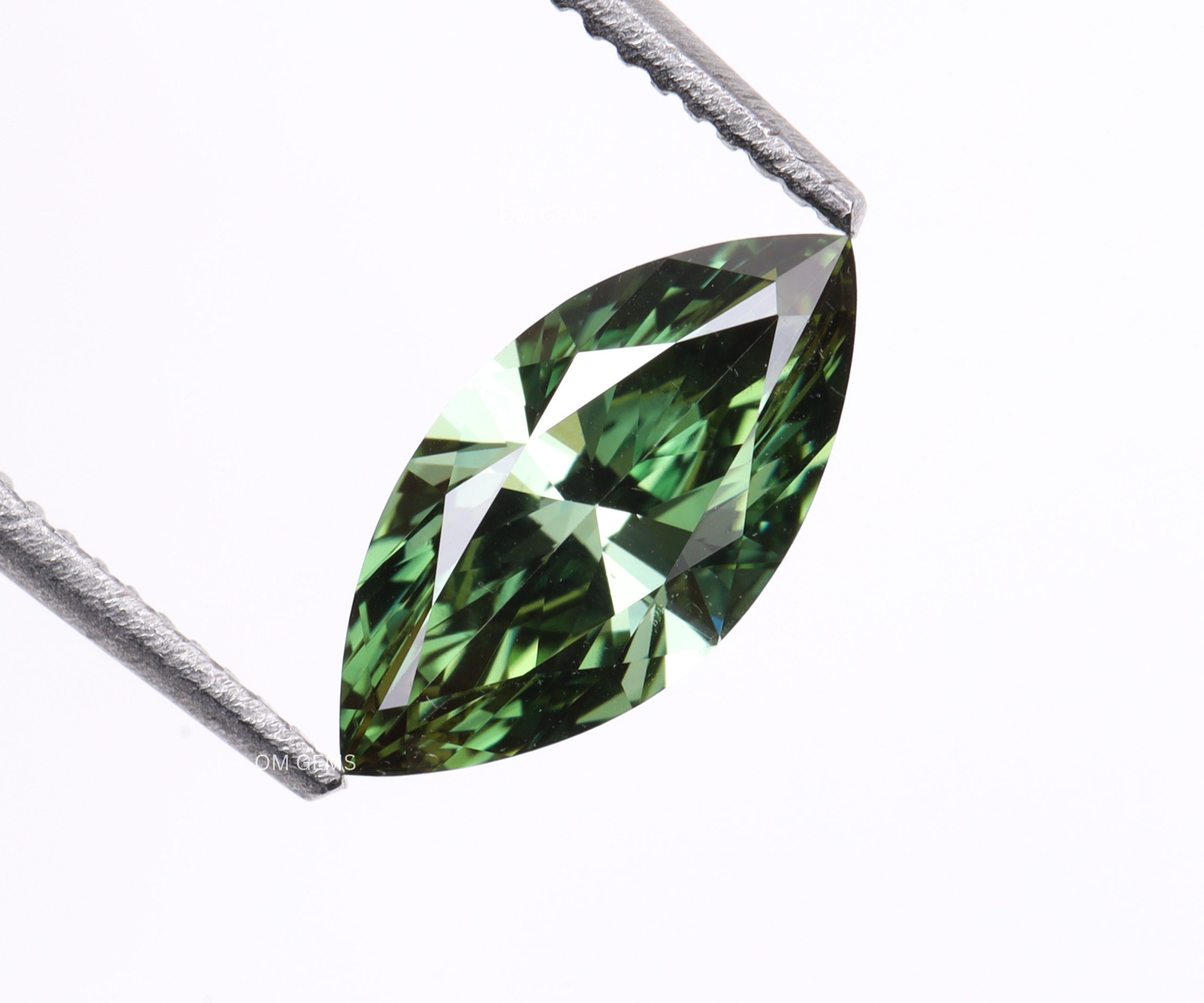 Green Marquise Lab Grown Diamond