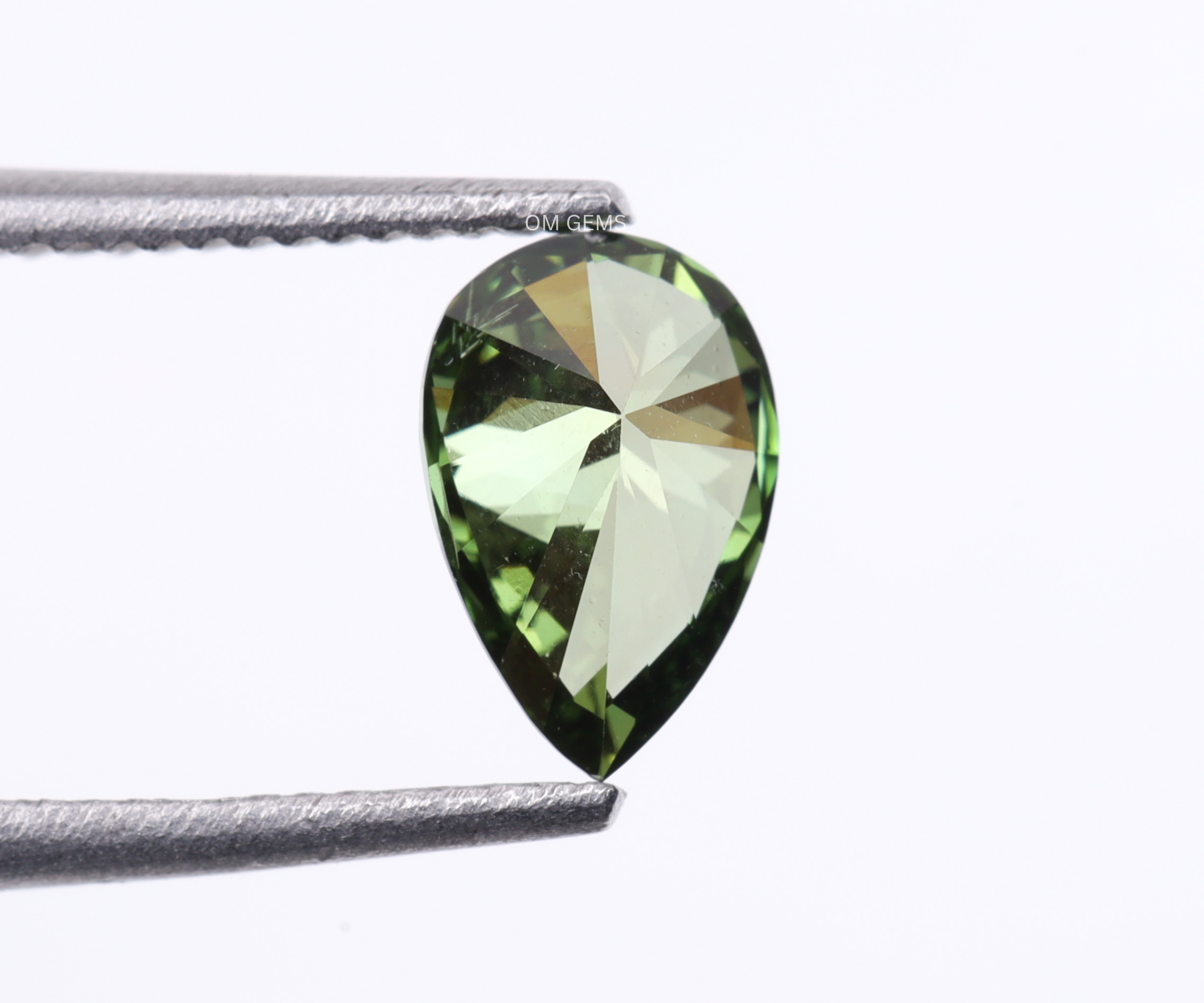 1.50 CT Green Pear Lab Grown Diamond With VS/VVS Clarity