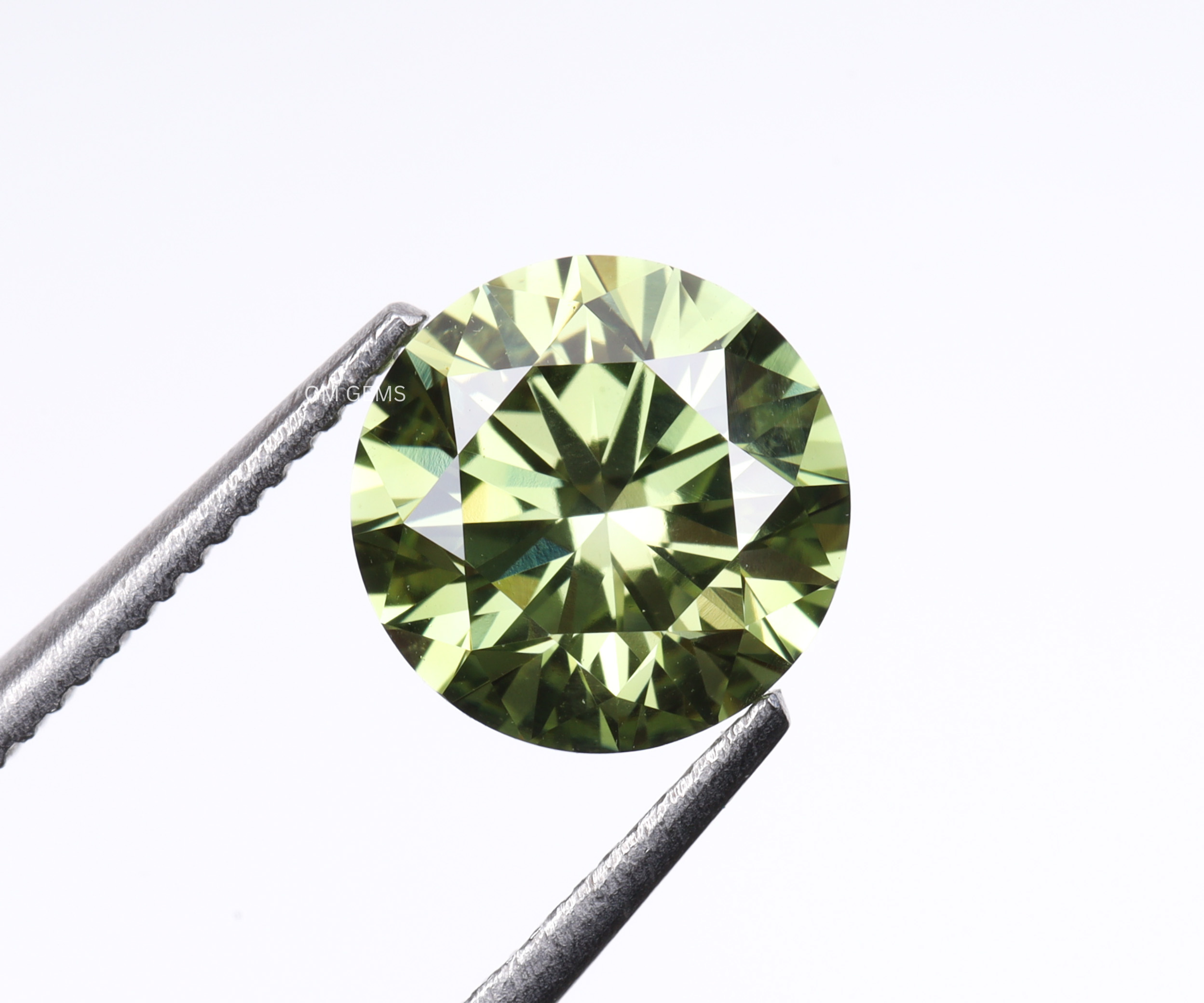 Green Round Lab Grown Diamond