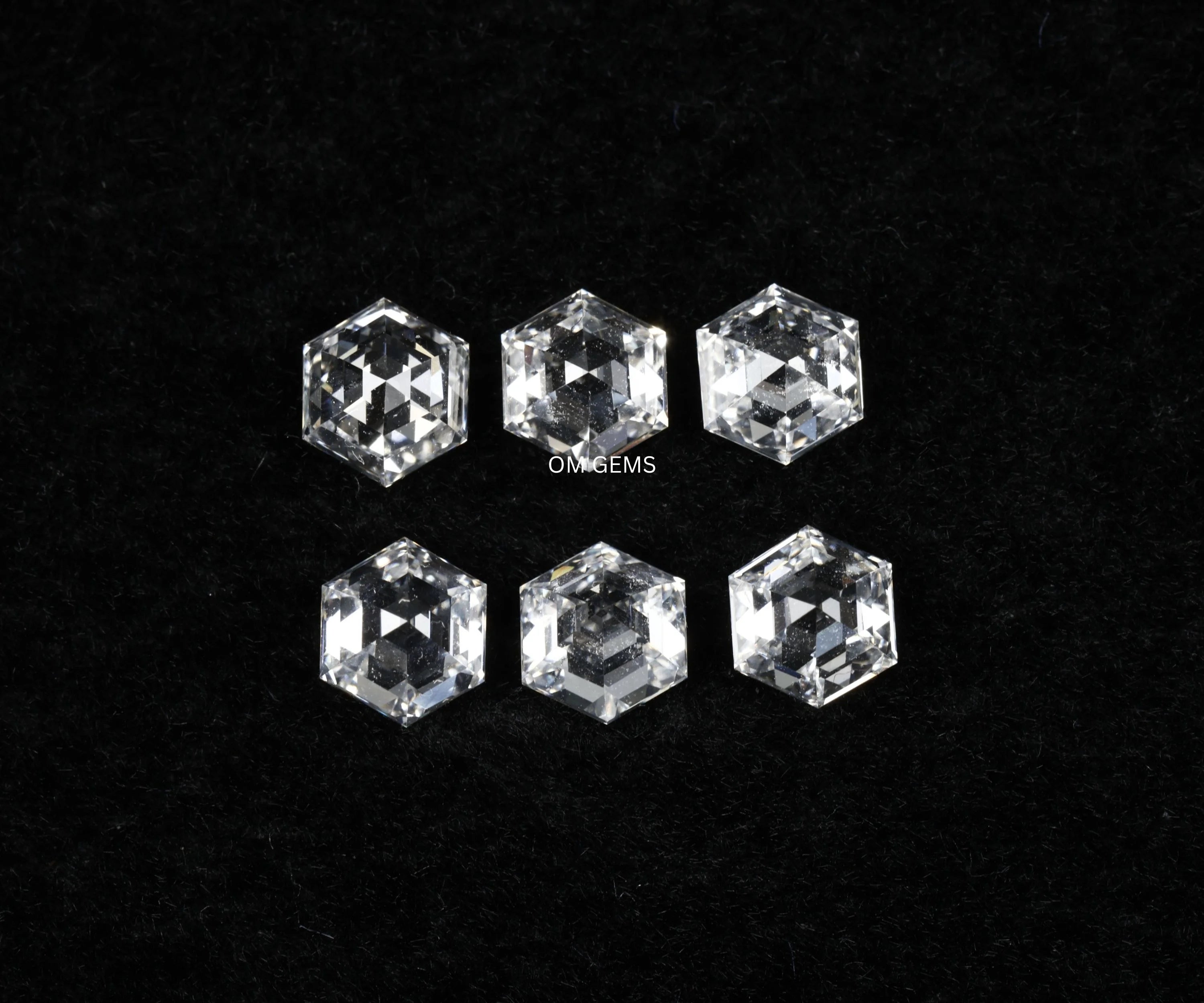 Hexagon Cut Lab Created Diamond
