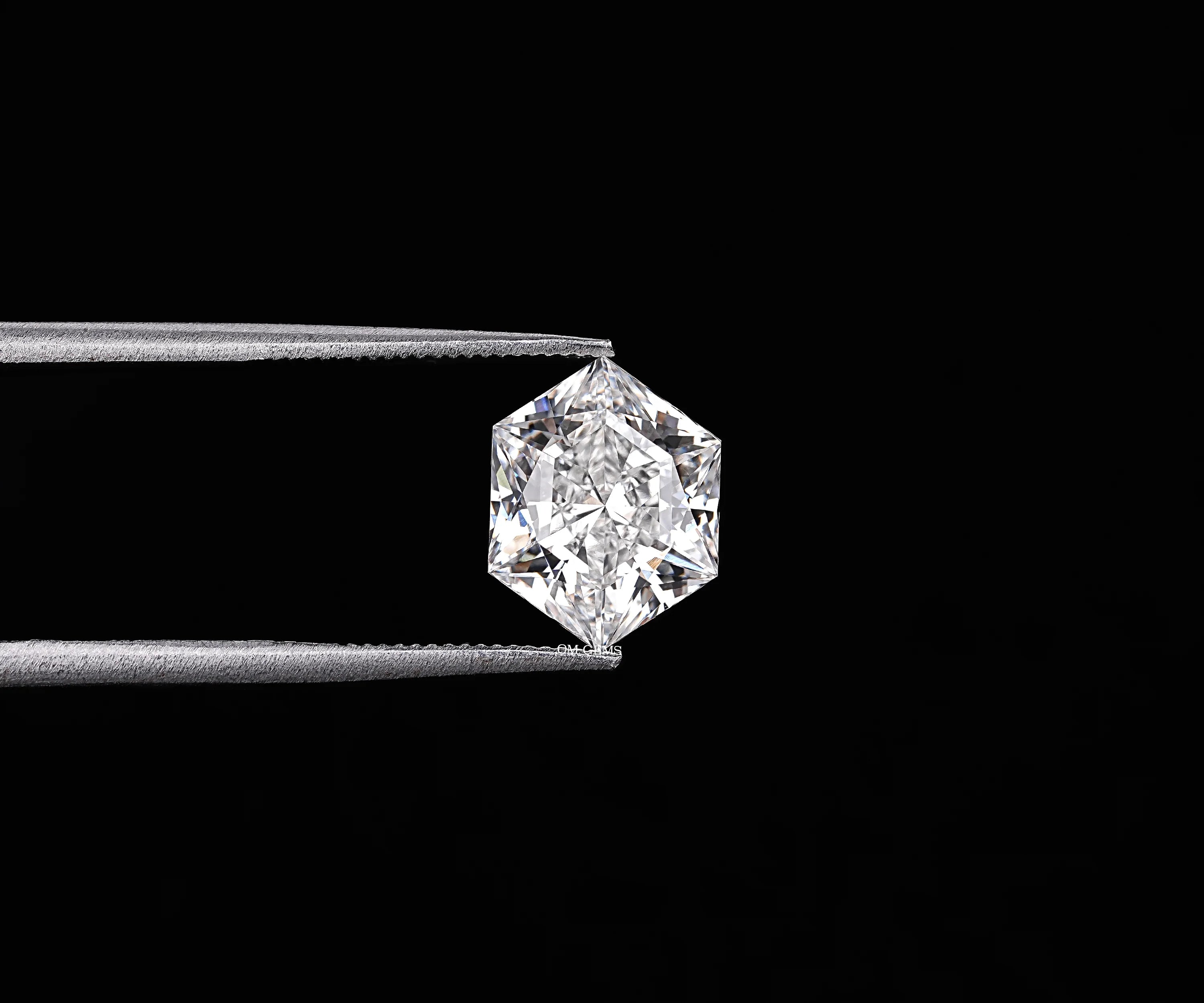 2.05 CT Hexagon Cut Lab Grown Diamond Loose
