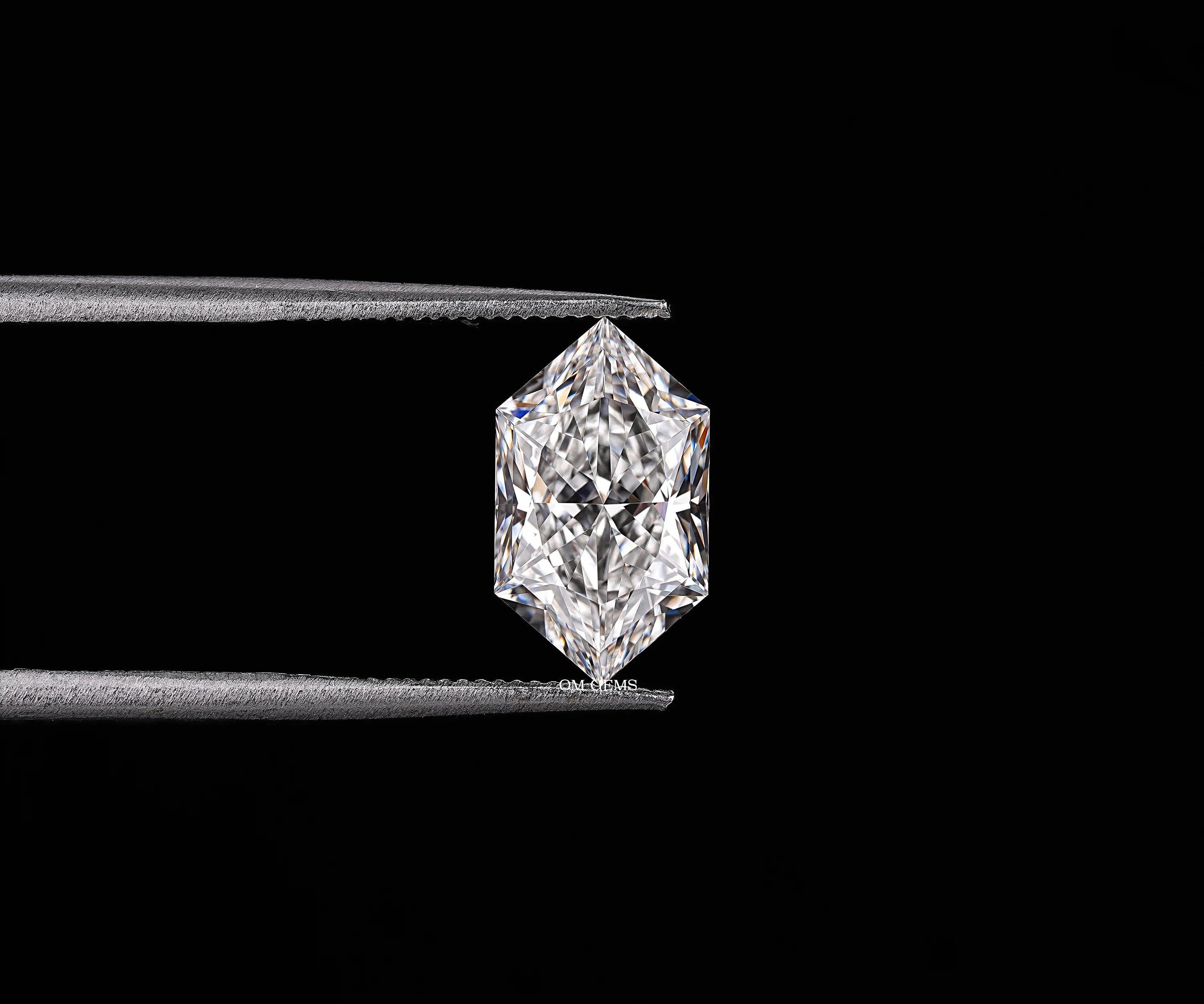 Hexagon Shape Lab Grown Loose Diamond
