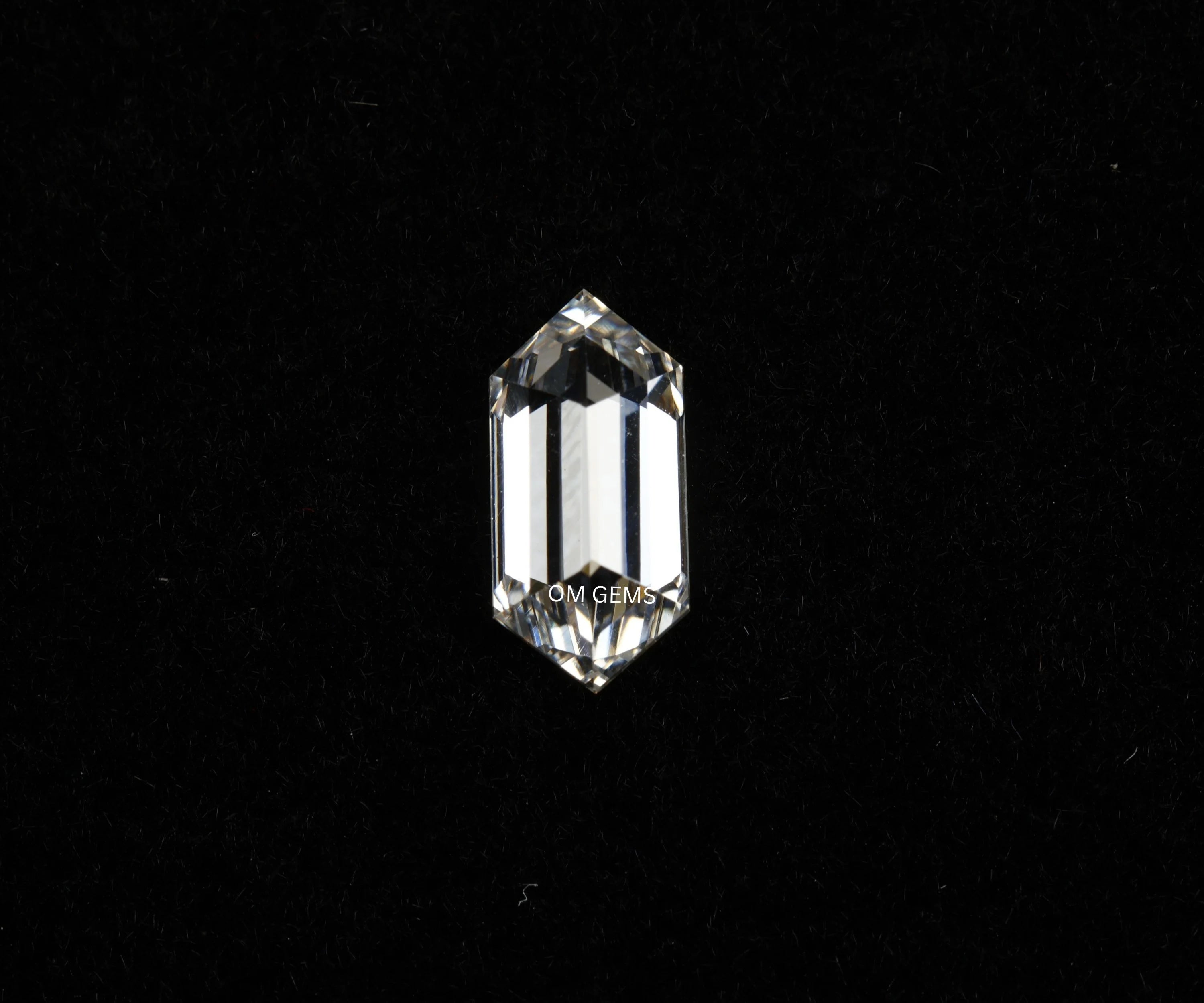 Hexagon Shape Lab Grown Diamond
