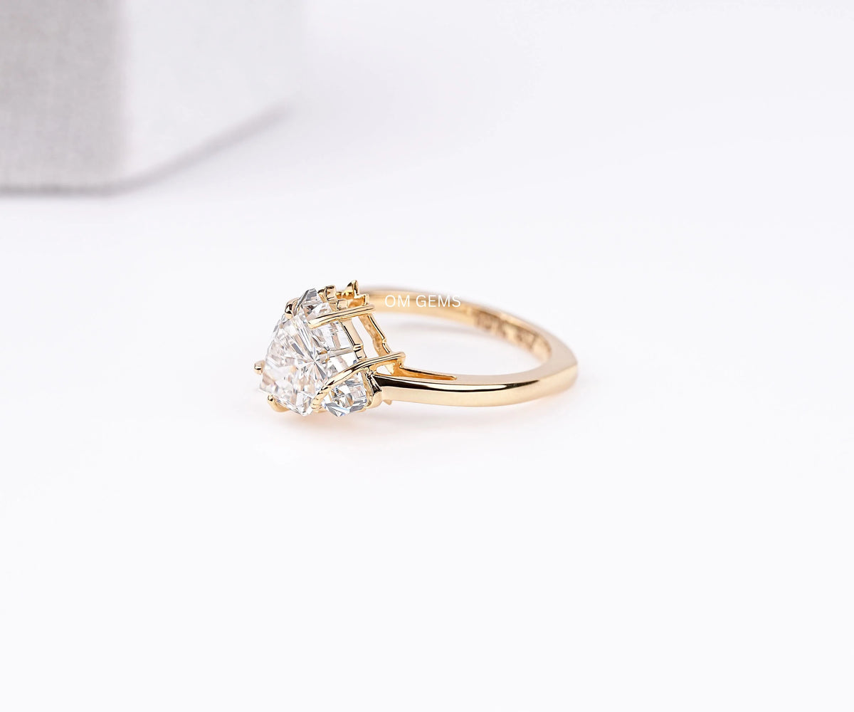 Horse Head Solitaire Lab Grown Diamond Statement Ring
