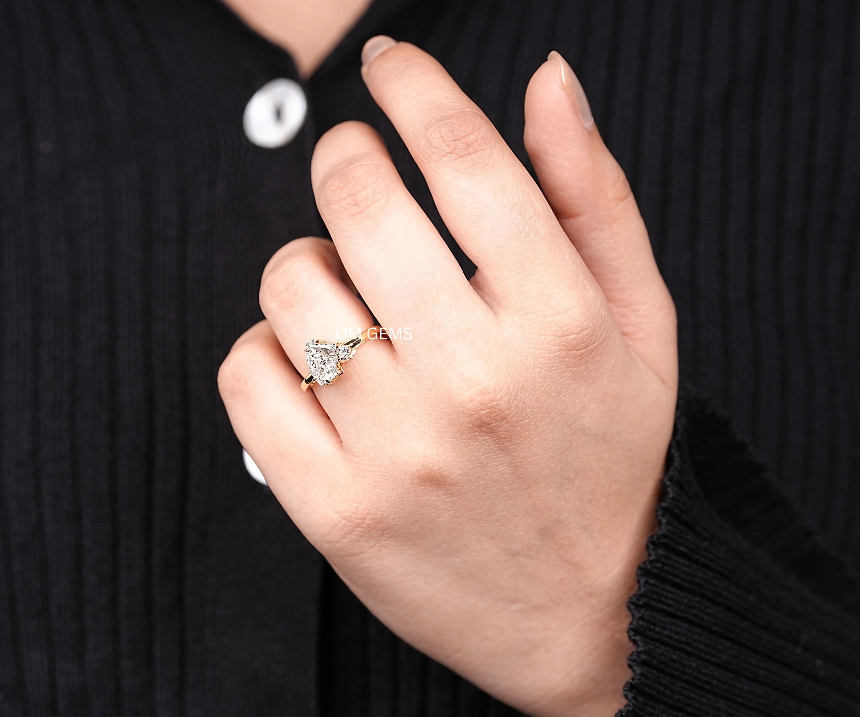 Horse Head Lab Grown Diamond Ring