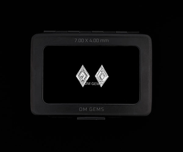 7.00X4.00mm Lozenge Melee Loose Lab Grown CVD Diamond E Color VS1 Clarity