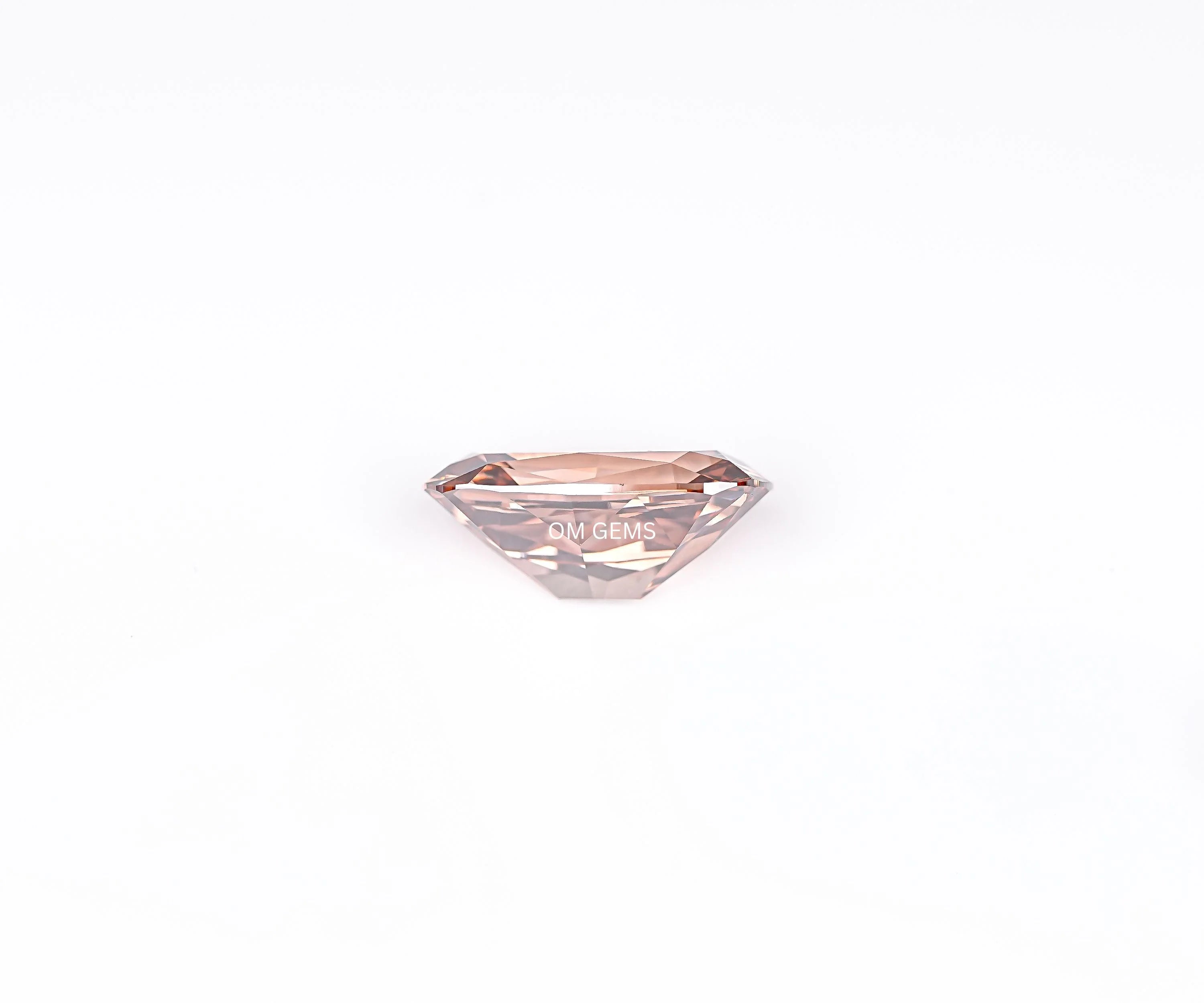 Lab Created Champagne Old Mine Cushion Diamond