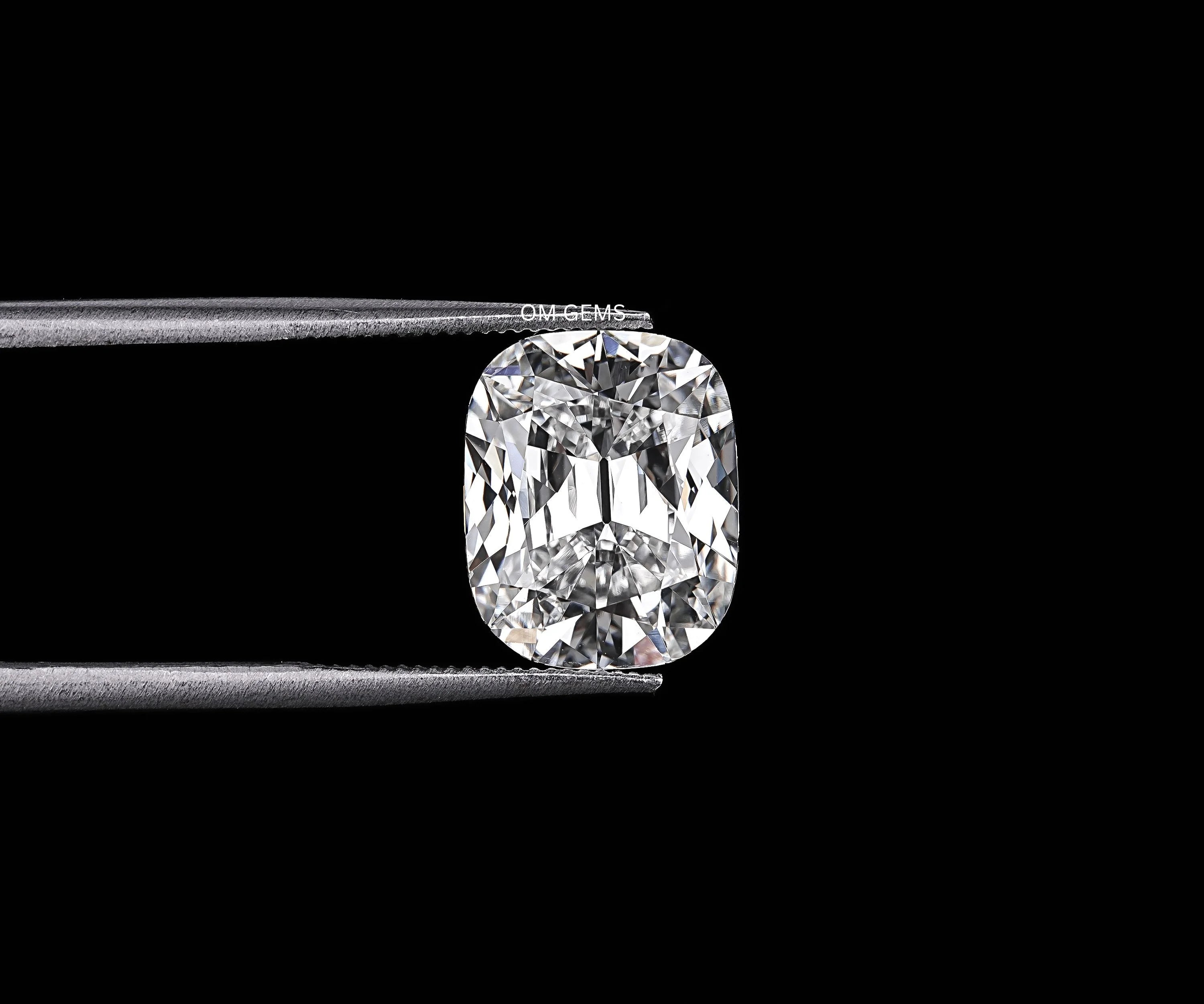 Lab Grown Old Mine Cushion Cut Diamond