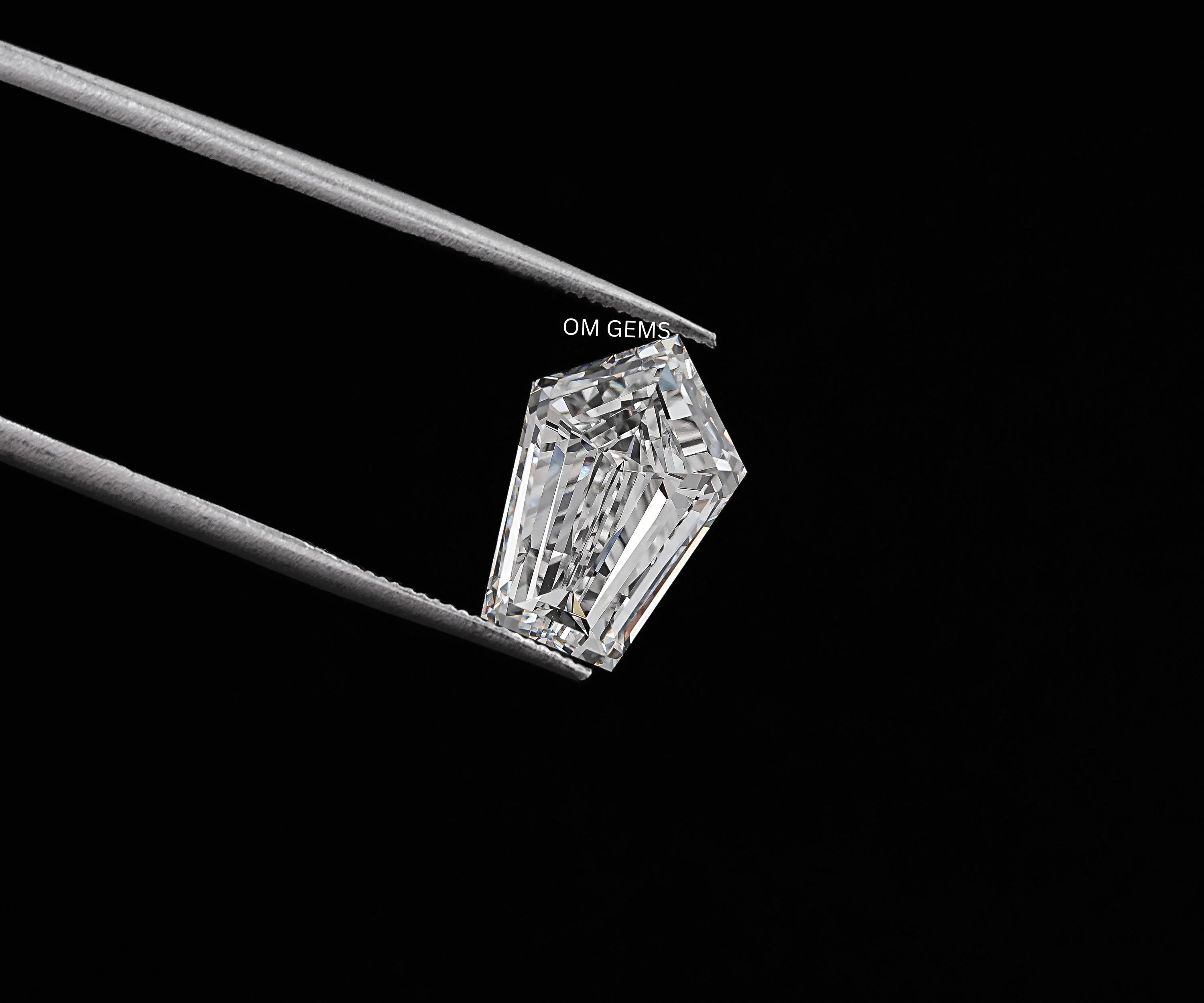 Lab Grown Shield Cut Loose Diamond
