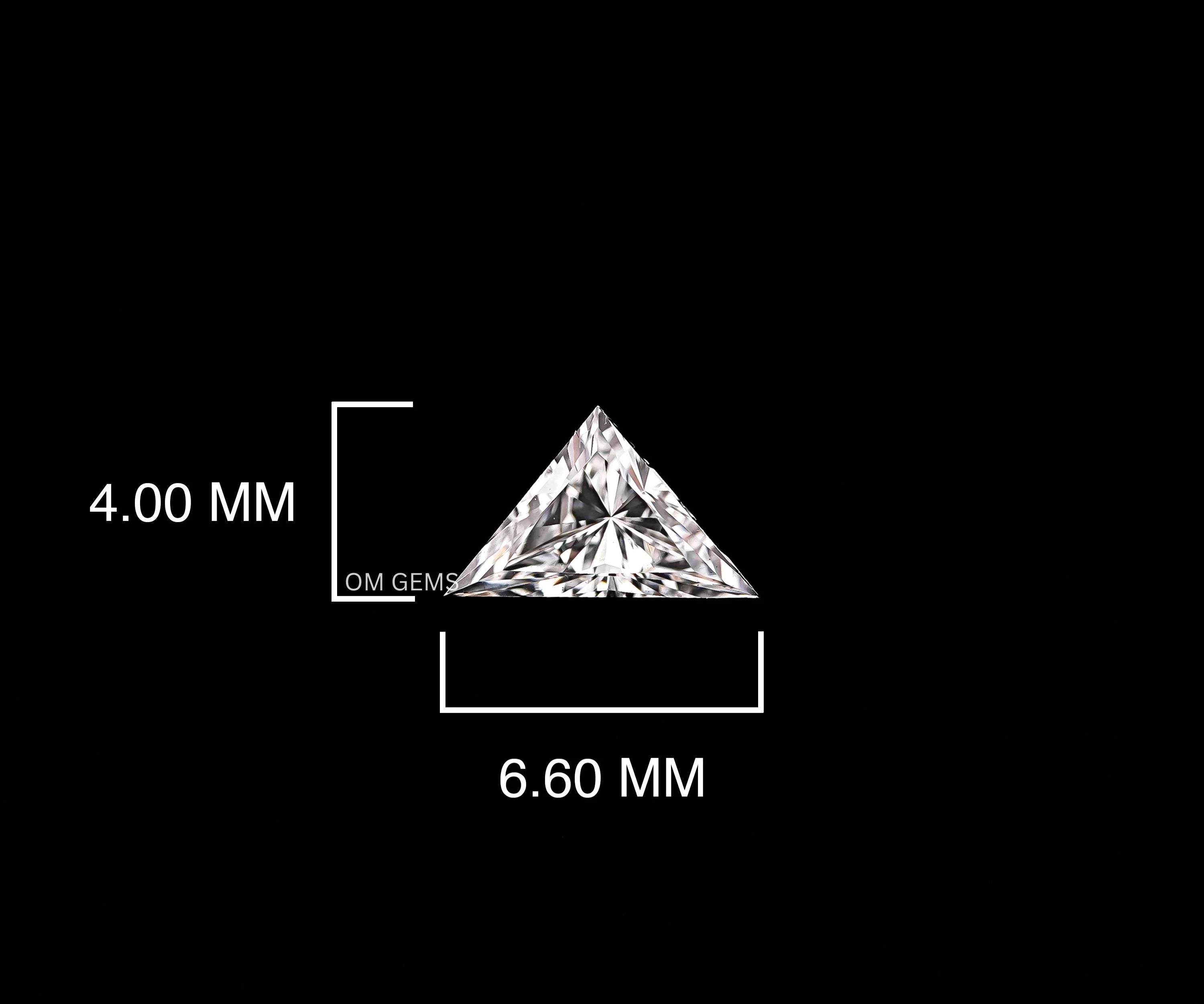 Triangle Cut Lab Loose Diamond