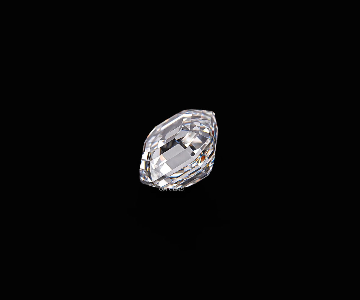 2.07 Carat Square Emerald Brilliant Cut Lab Grown Loose Diamond