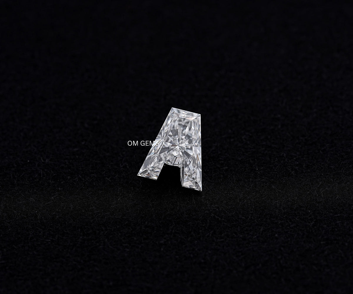 Letter A Alphabet Brilliant Cut Lab Created Initial Diamond