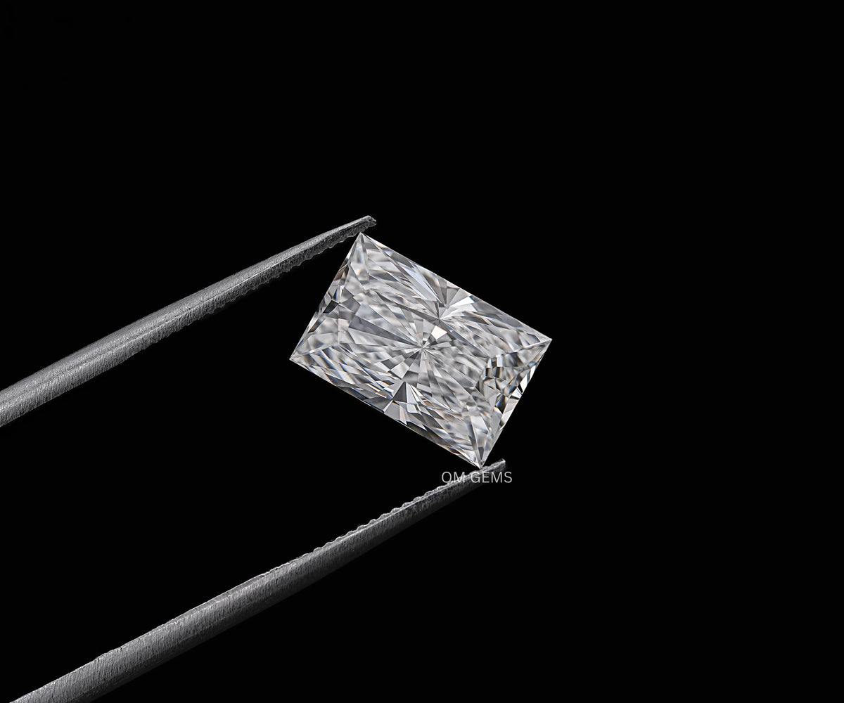 2.08 Carat Elongated Princess Brilliant Cut Lab Grown Loose Diamond