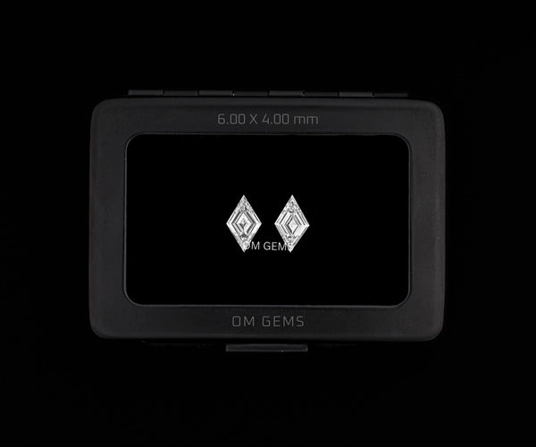 6.00X4.00mm Lozenge Melee Loose Lab Grown CVD Diamond E Color VS1 Clarity
