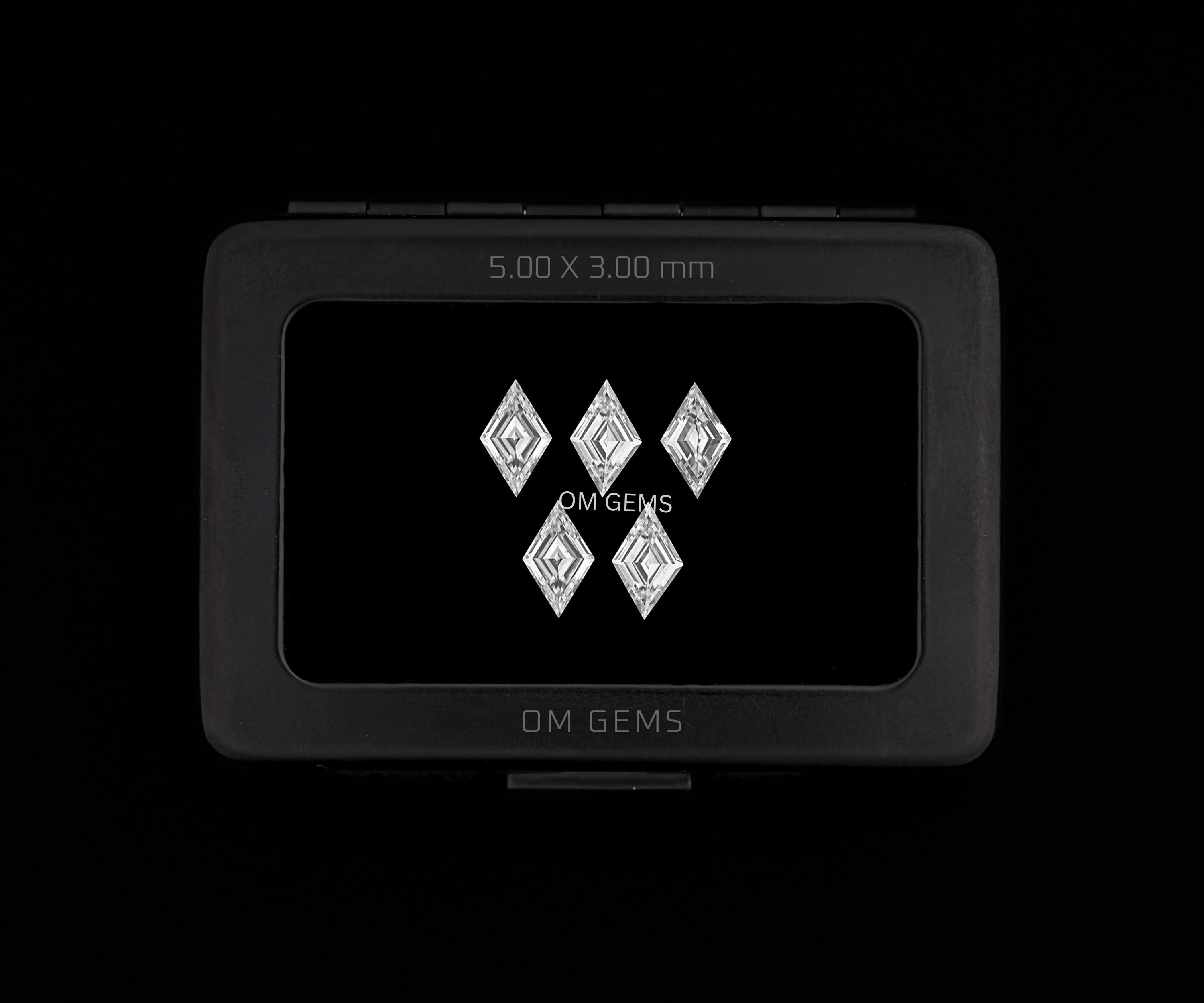 Lozenge Cut Lab Grown Loose Diamond
