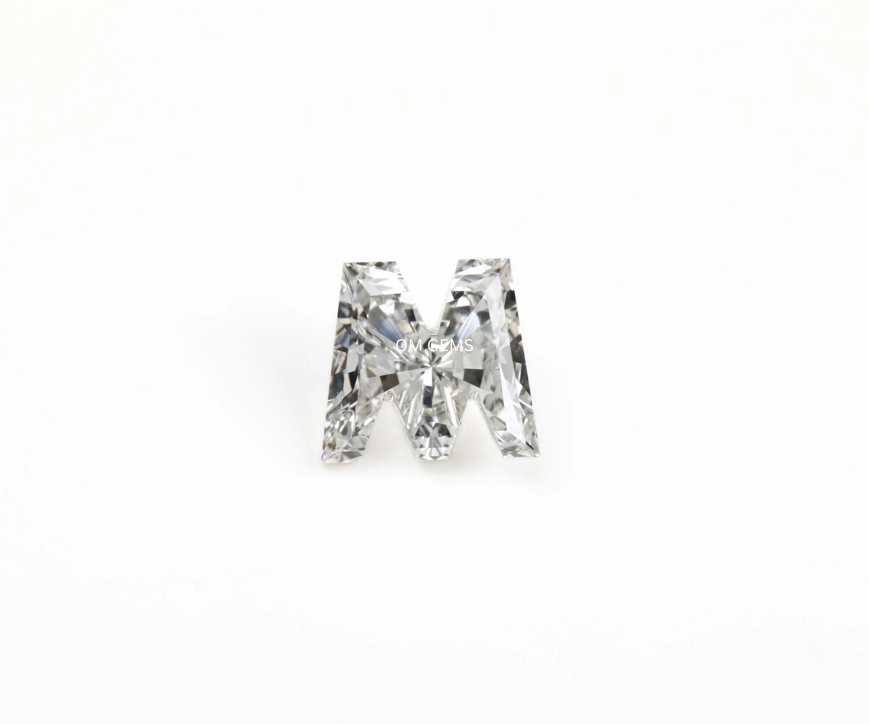 M Alphabet Shaped Lab Grown Diamond