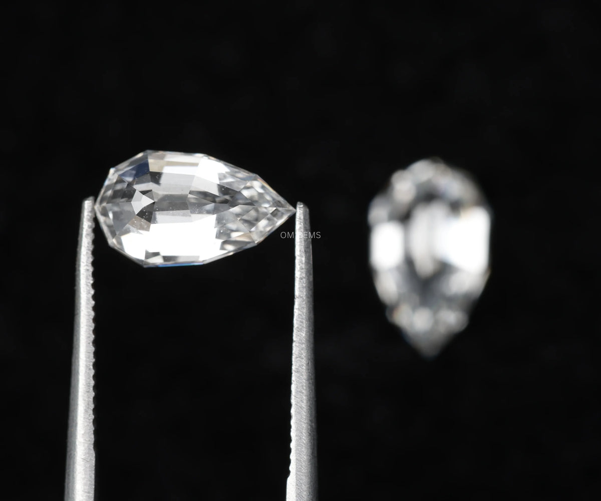 2.08 Carat Pear Full Cut Lab Grown Matched Diamond Pair