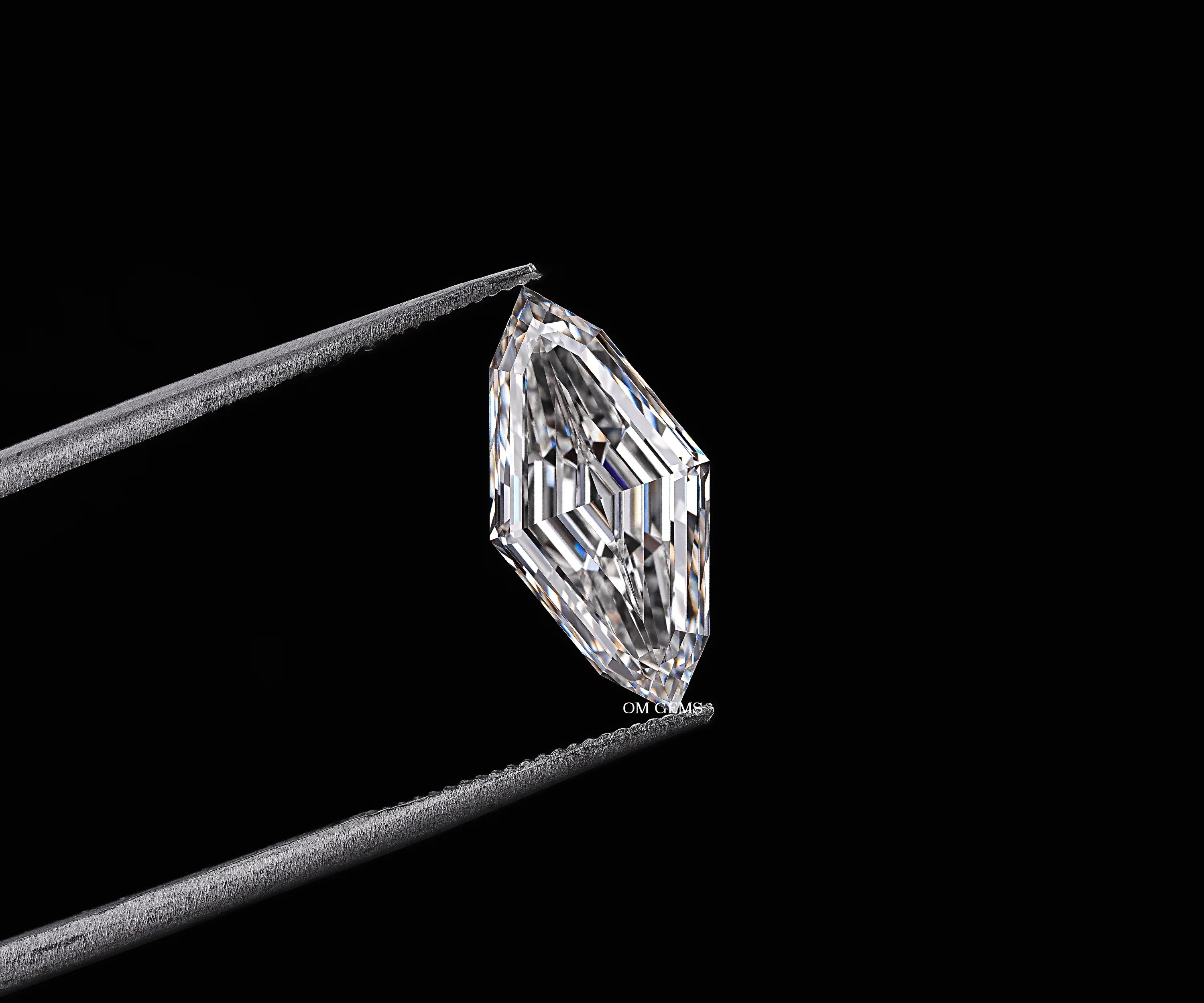 Modified Lozenge Step Cut Lab Grown Diamond