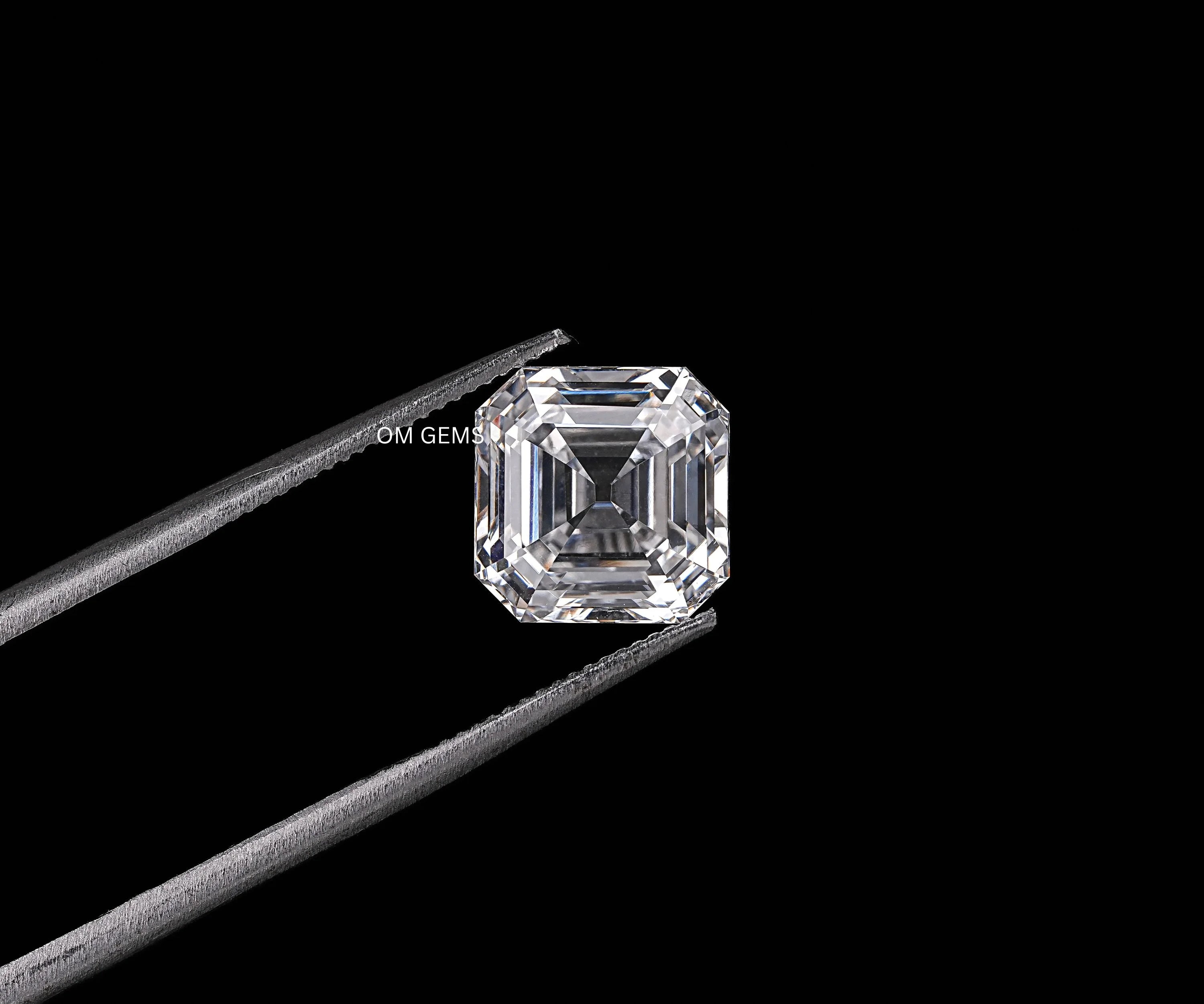 Old Mine Asscher Cut Lab Grown Diamond