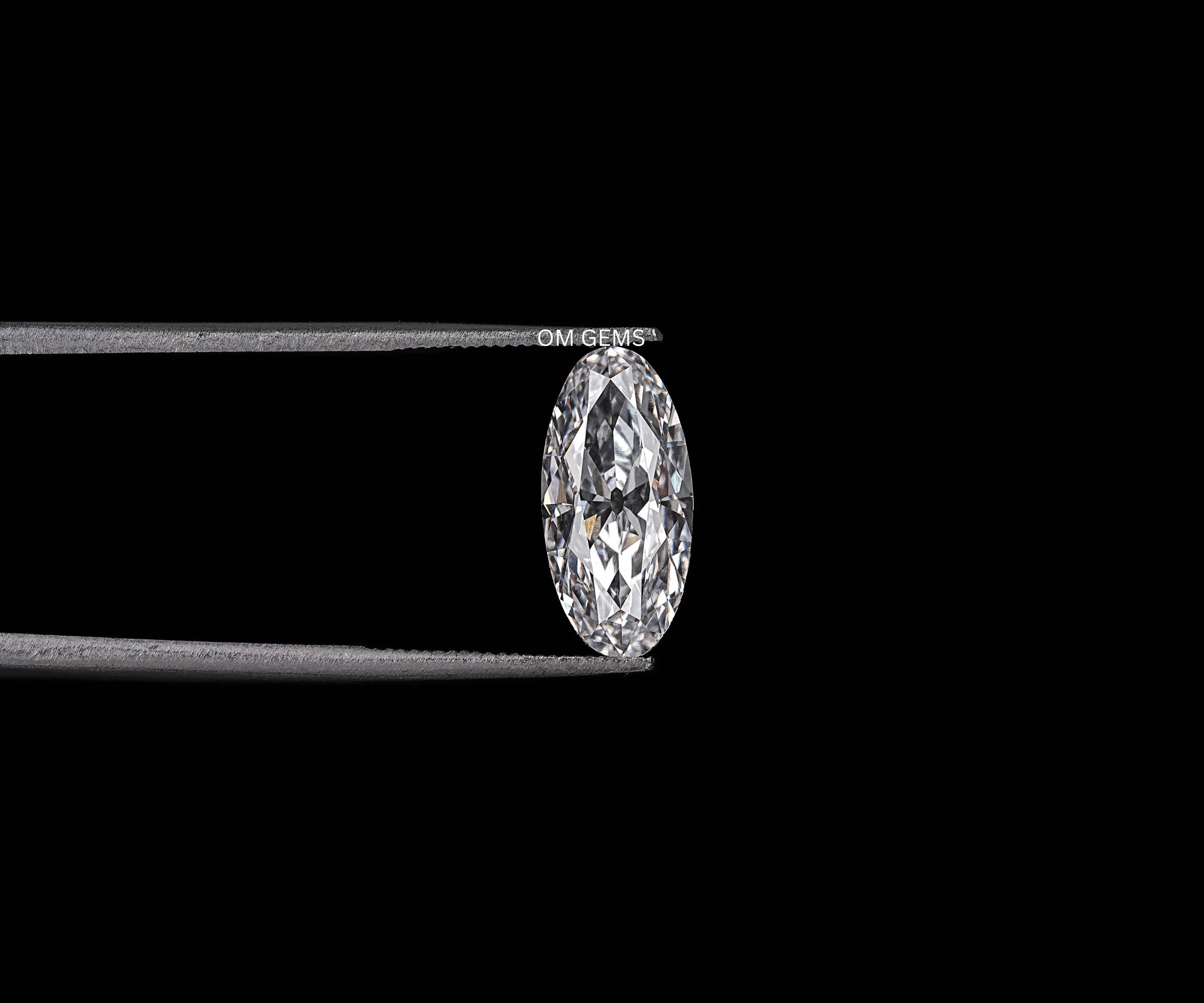 Old Mine Moval Cut Lab Grown Diamond