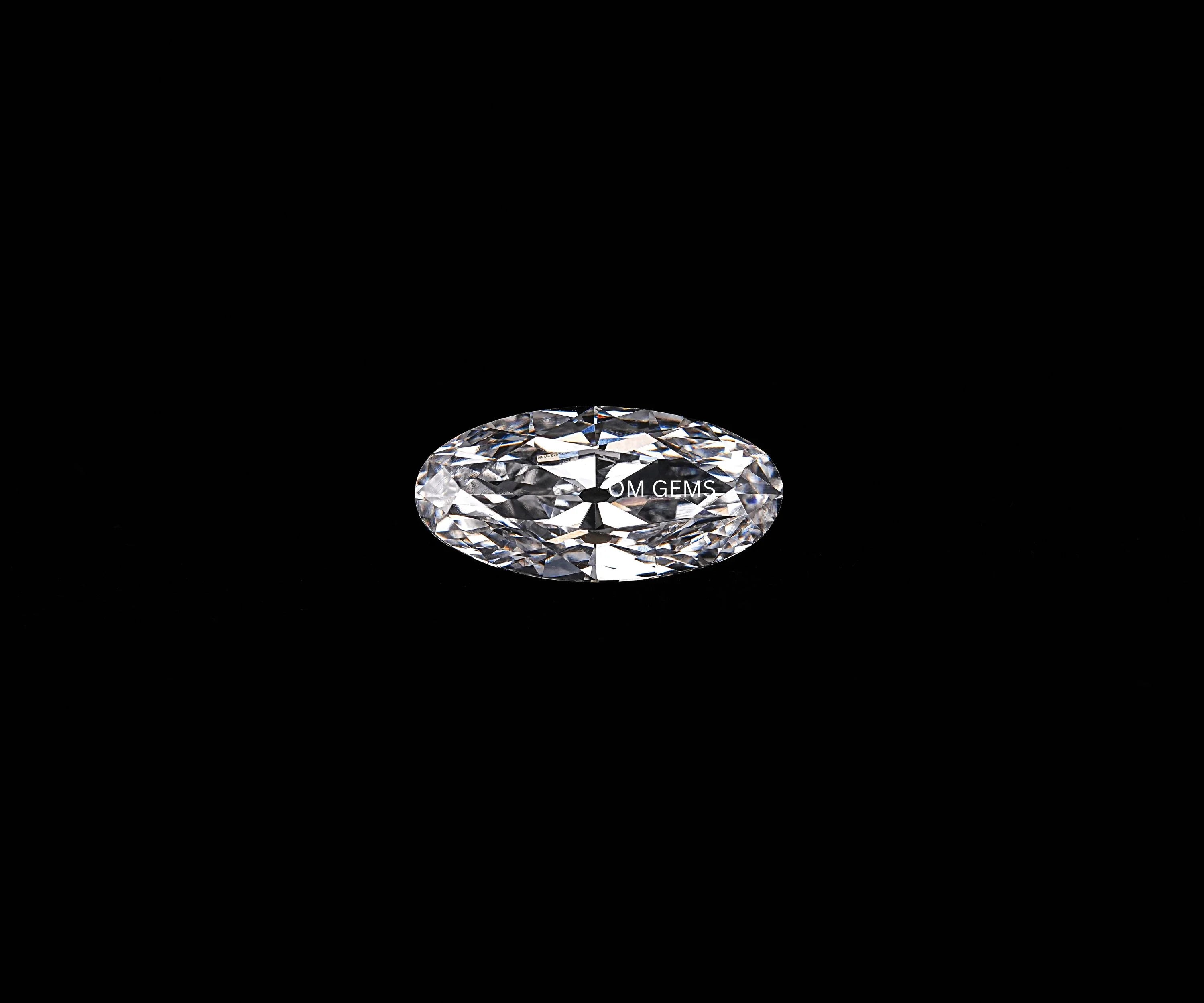 Old Mine Moval Cut Lab Grown Diamond