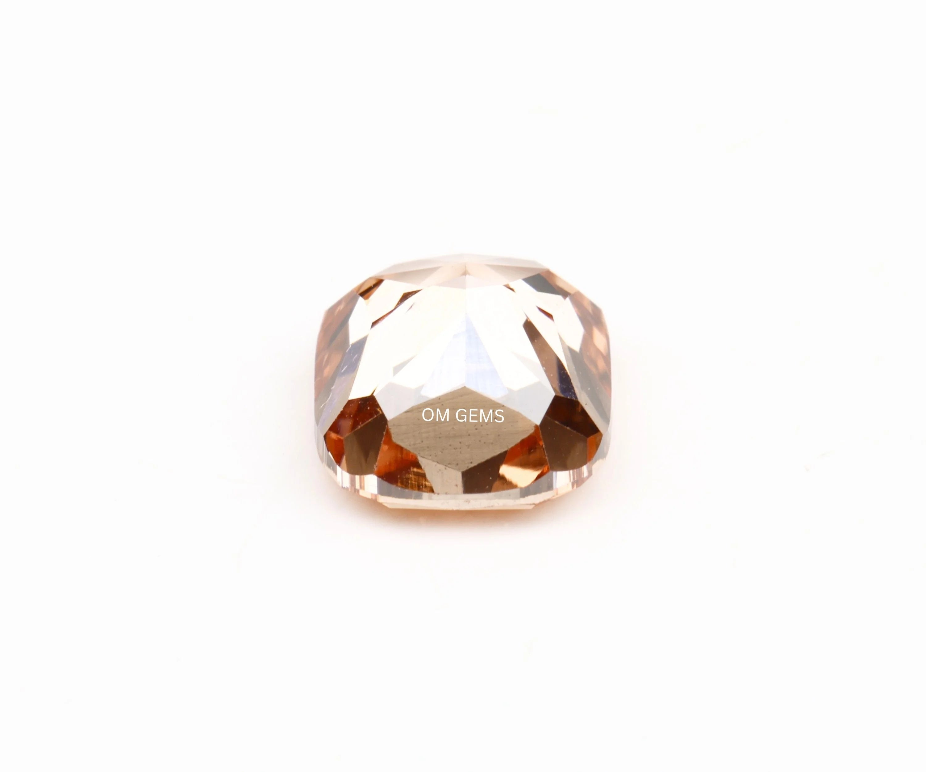 Orange Cushion Lab Grown Diamond