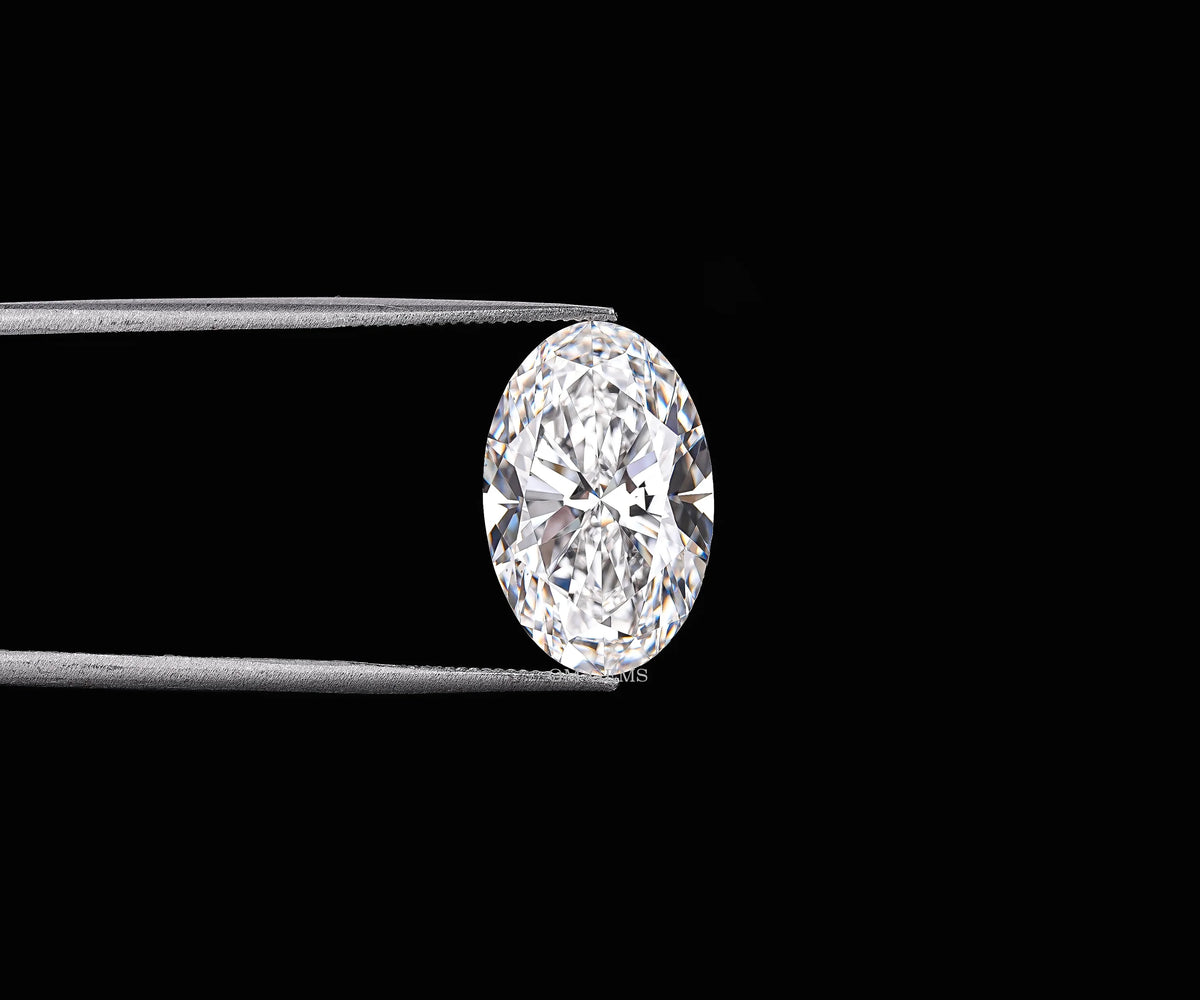 Oval Brilliant Cut Lab Grown Loose Diamond