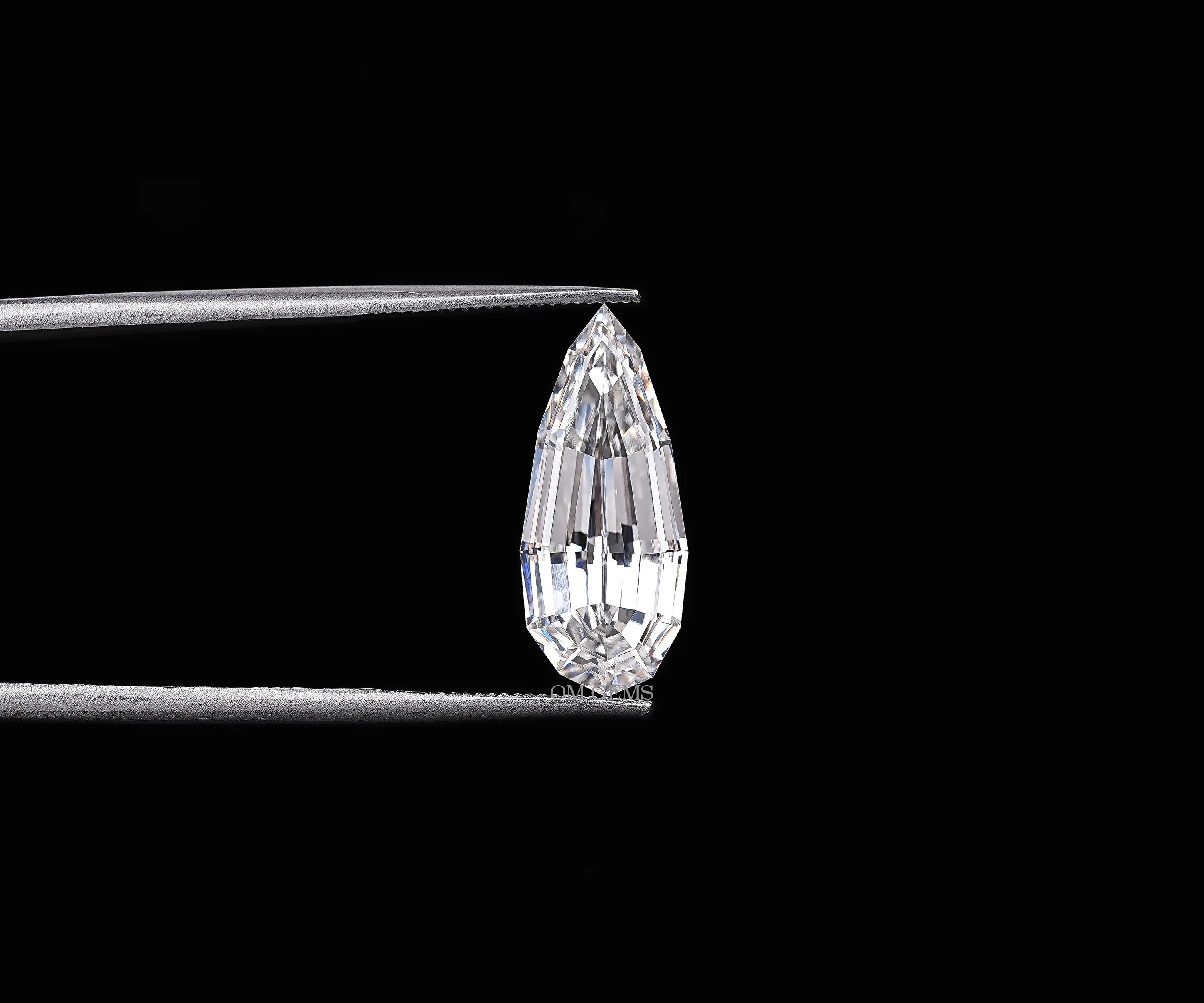 Step Cut Pear Lab Grown Diamond Loose Diamond