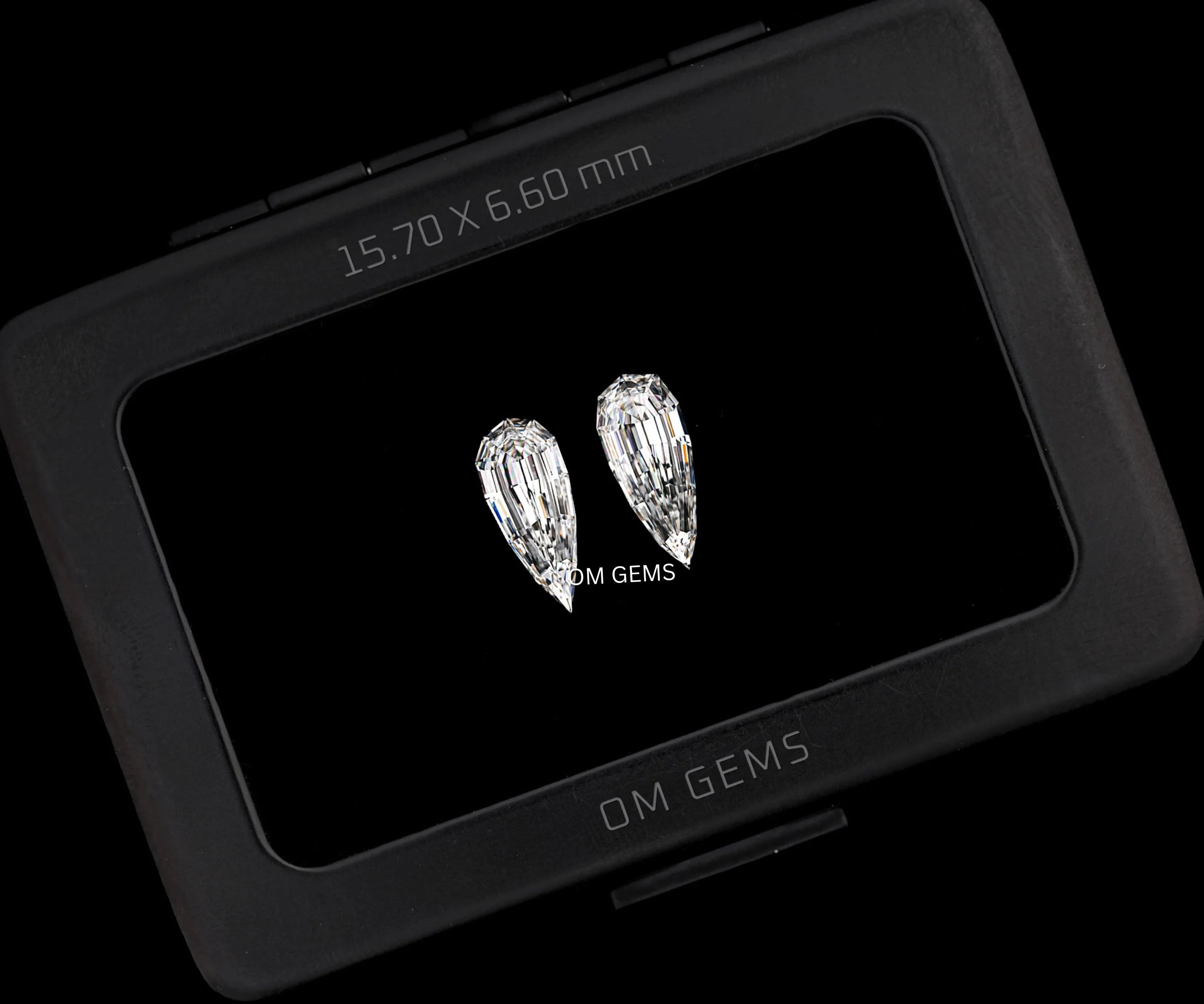 Pear Cut Lab Grown Diamond Matching Pair