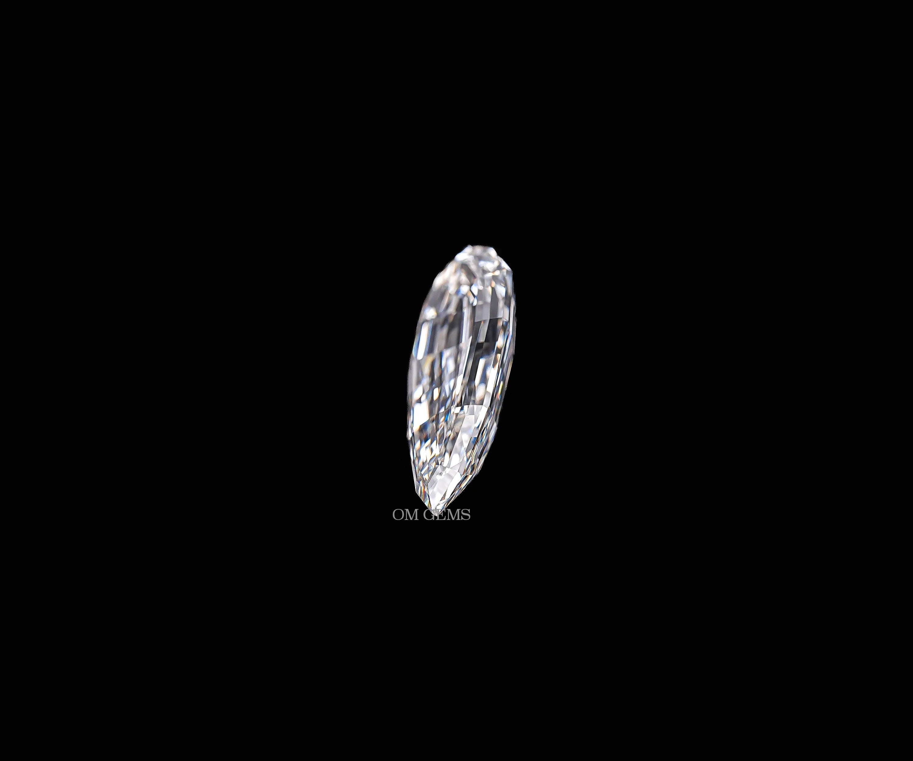 Step Cut Pear Lab Grown Diamond Loose Diamond