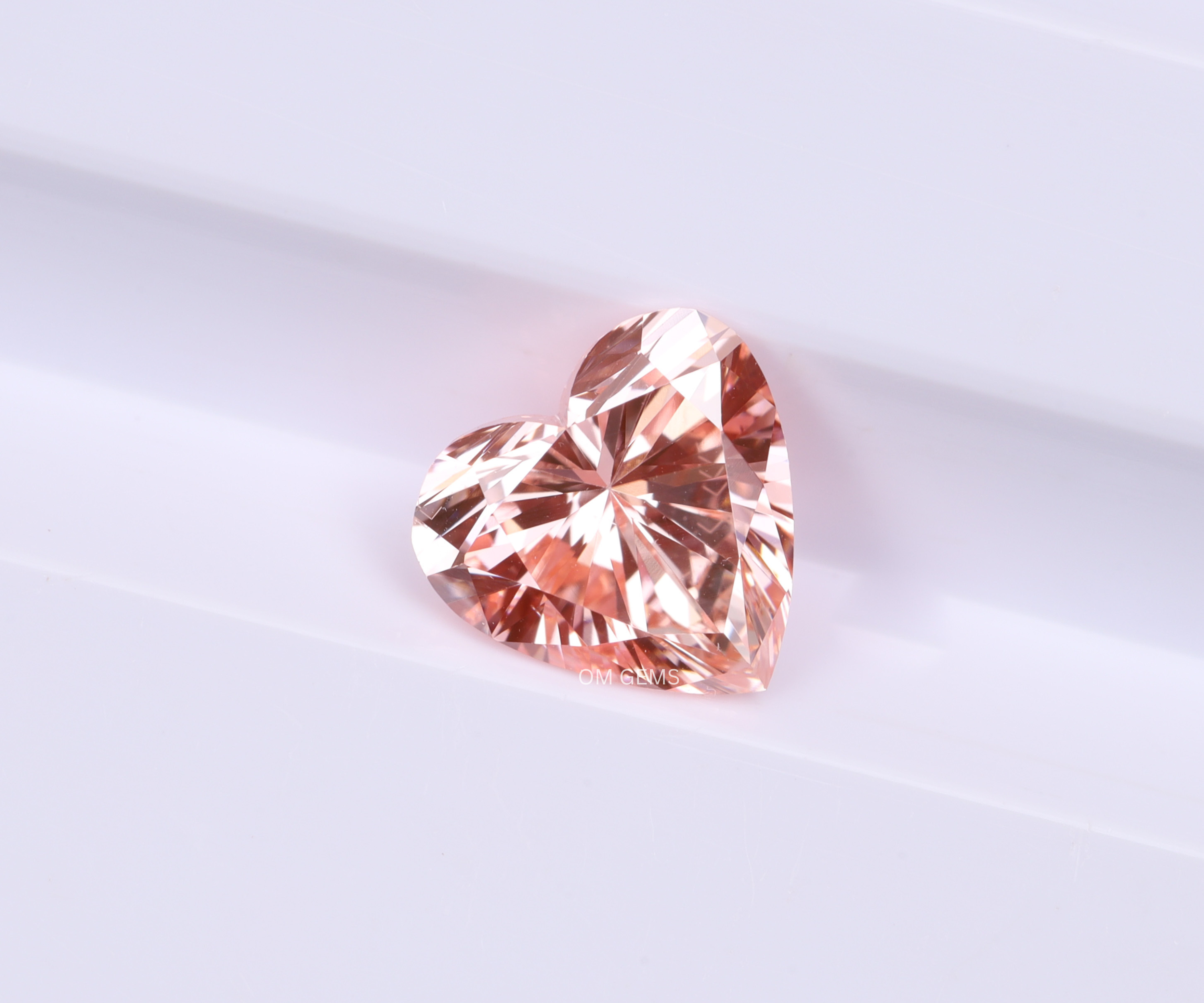 2.00 CT Pink Heart Lab Grown Diamond