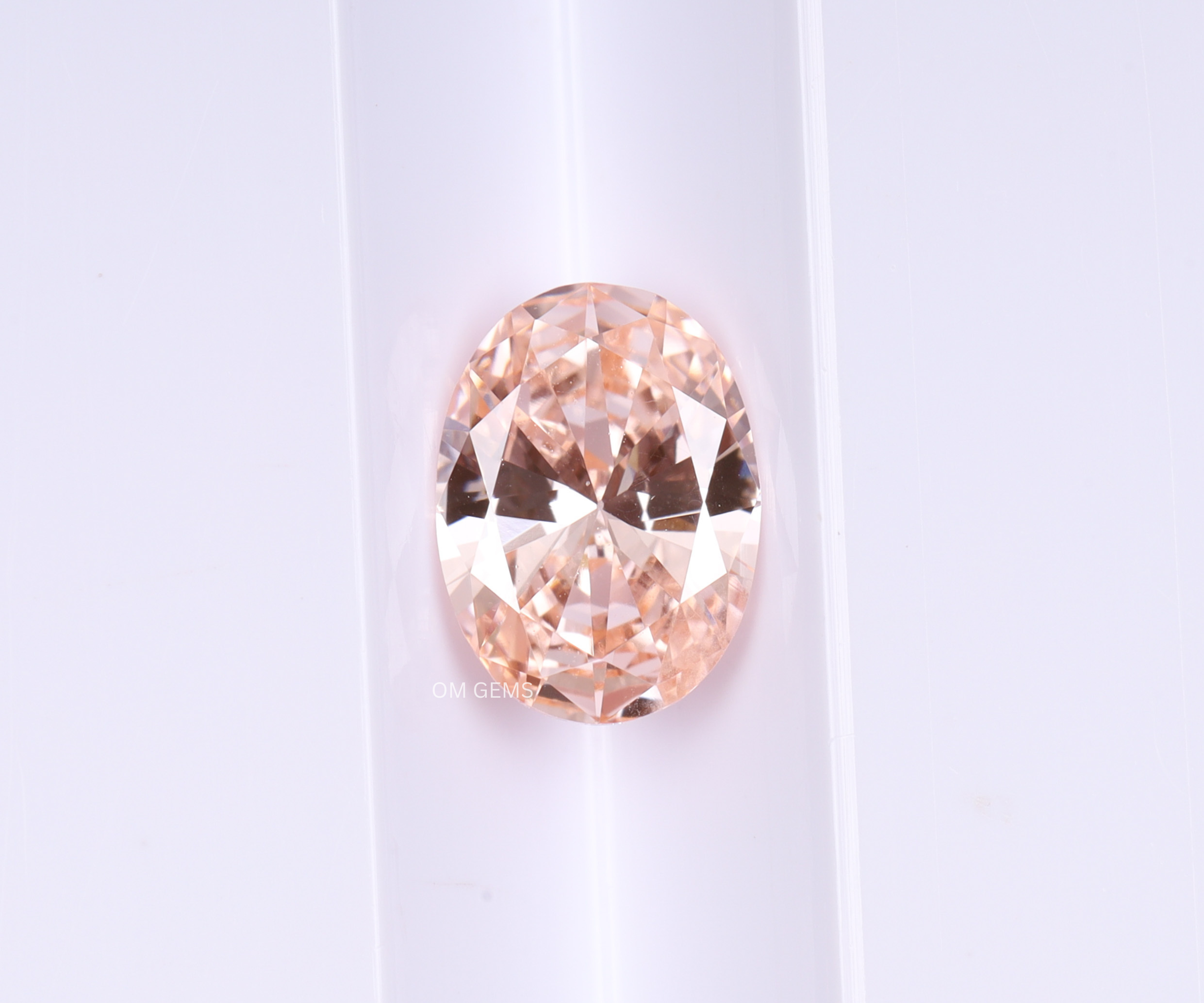 1.03 CT Pink Oval Lab Grown Diamond