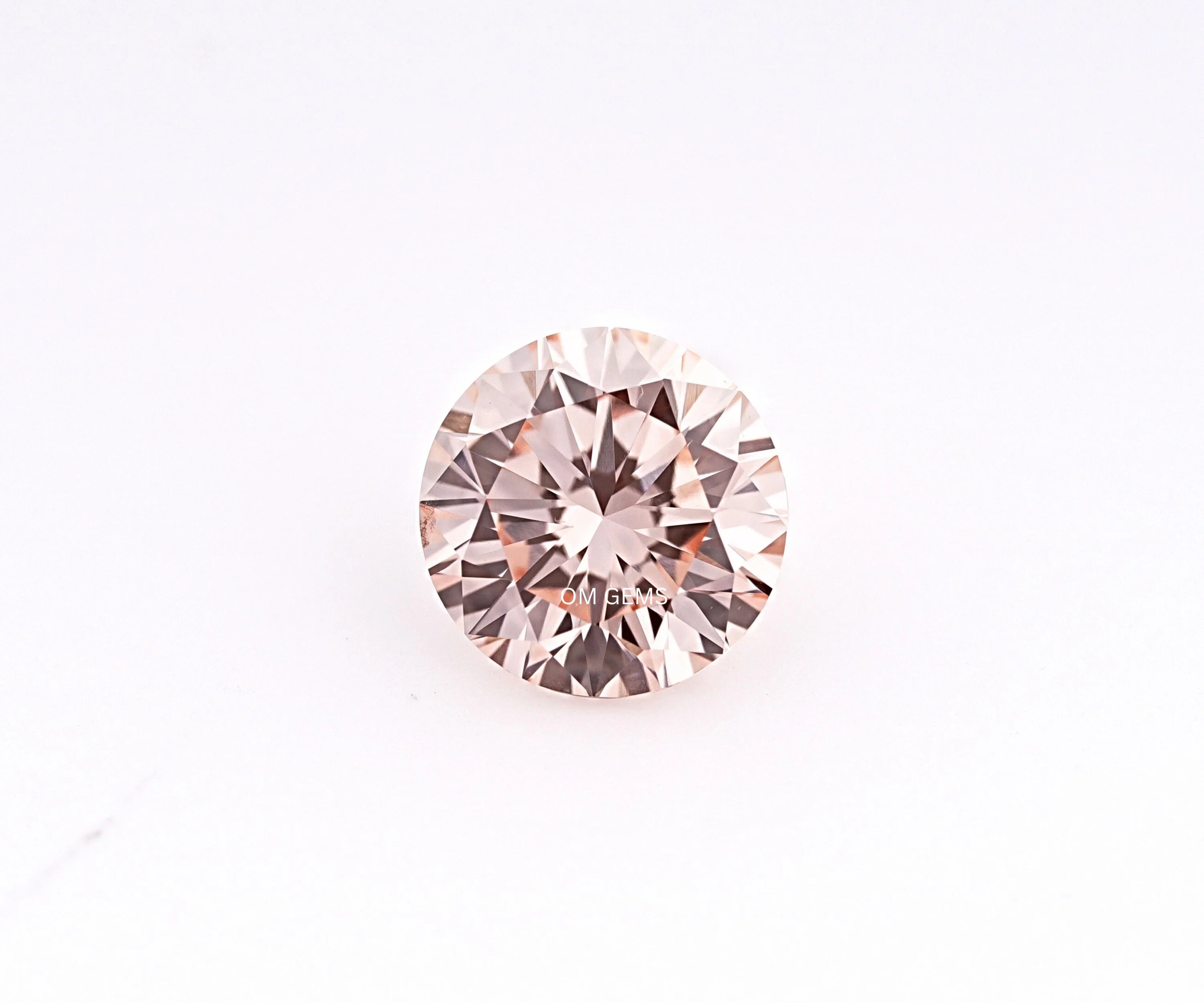 Pink Round Lab Grown Diamond