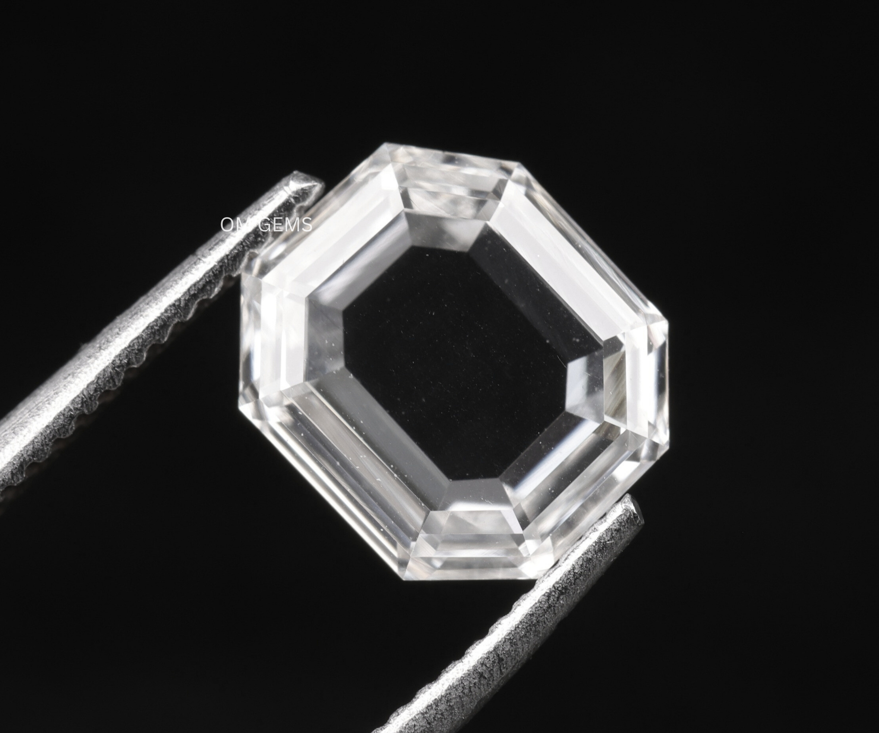 Portrait Cut Emerald Lab Grown Diamond
