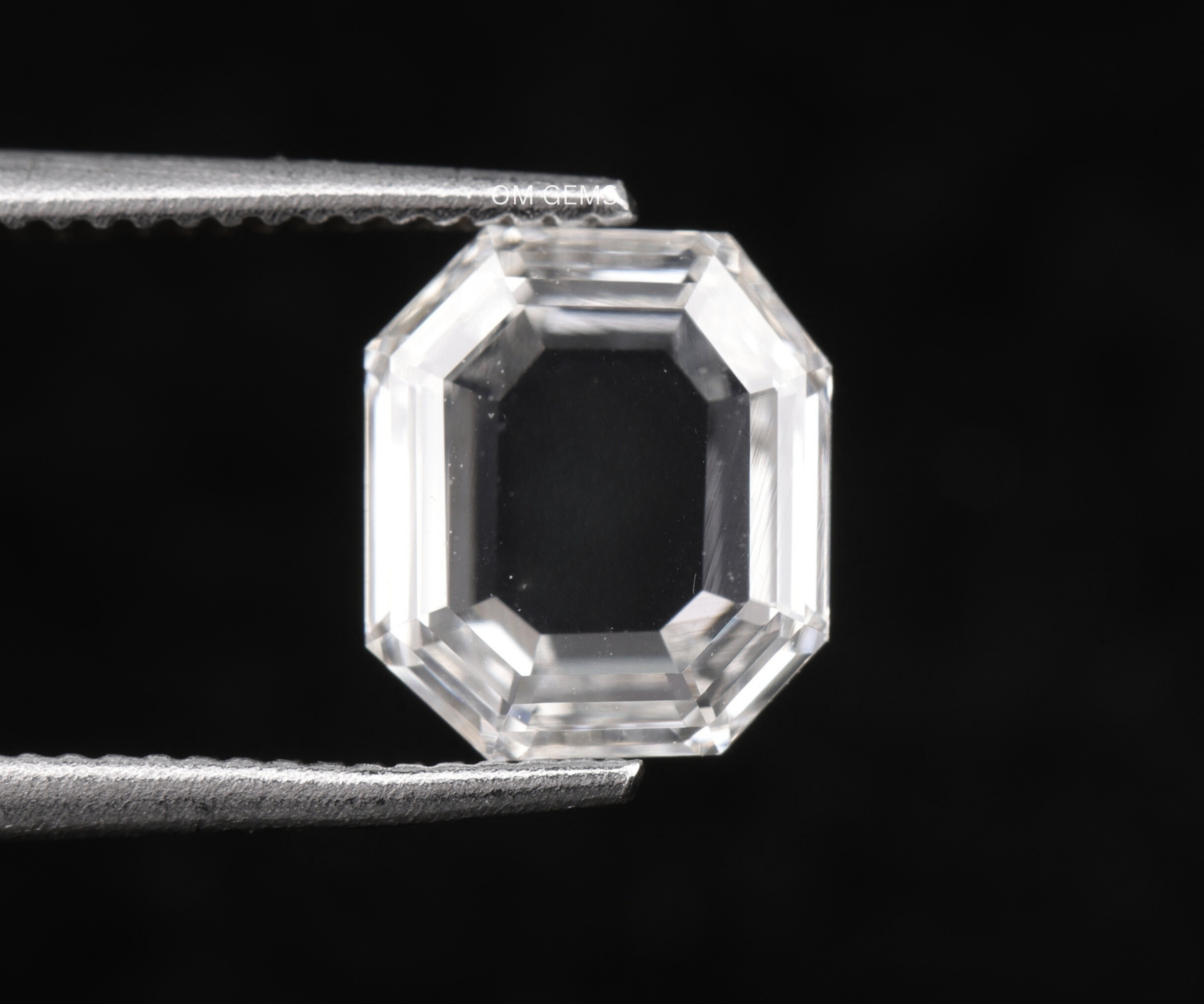 Portrait Cut Emerald Lab Grown Diamond