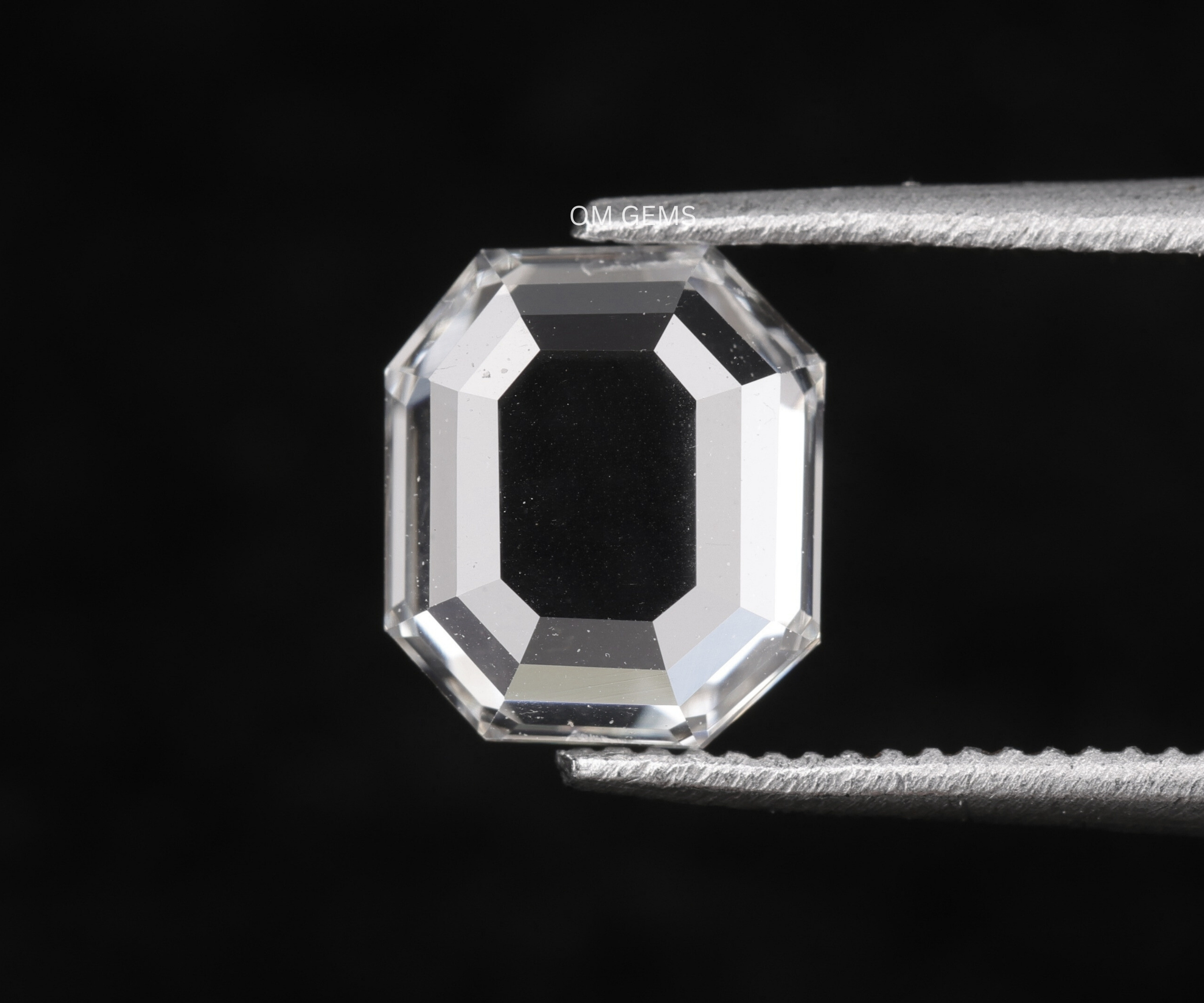 Portrait Cut Emerald Lab Grown Diamond