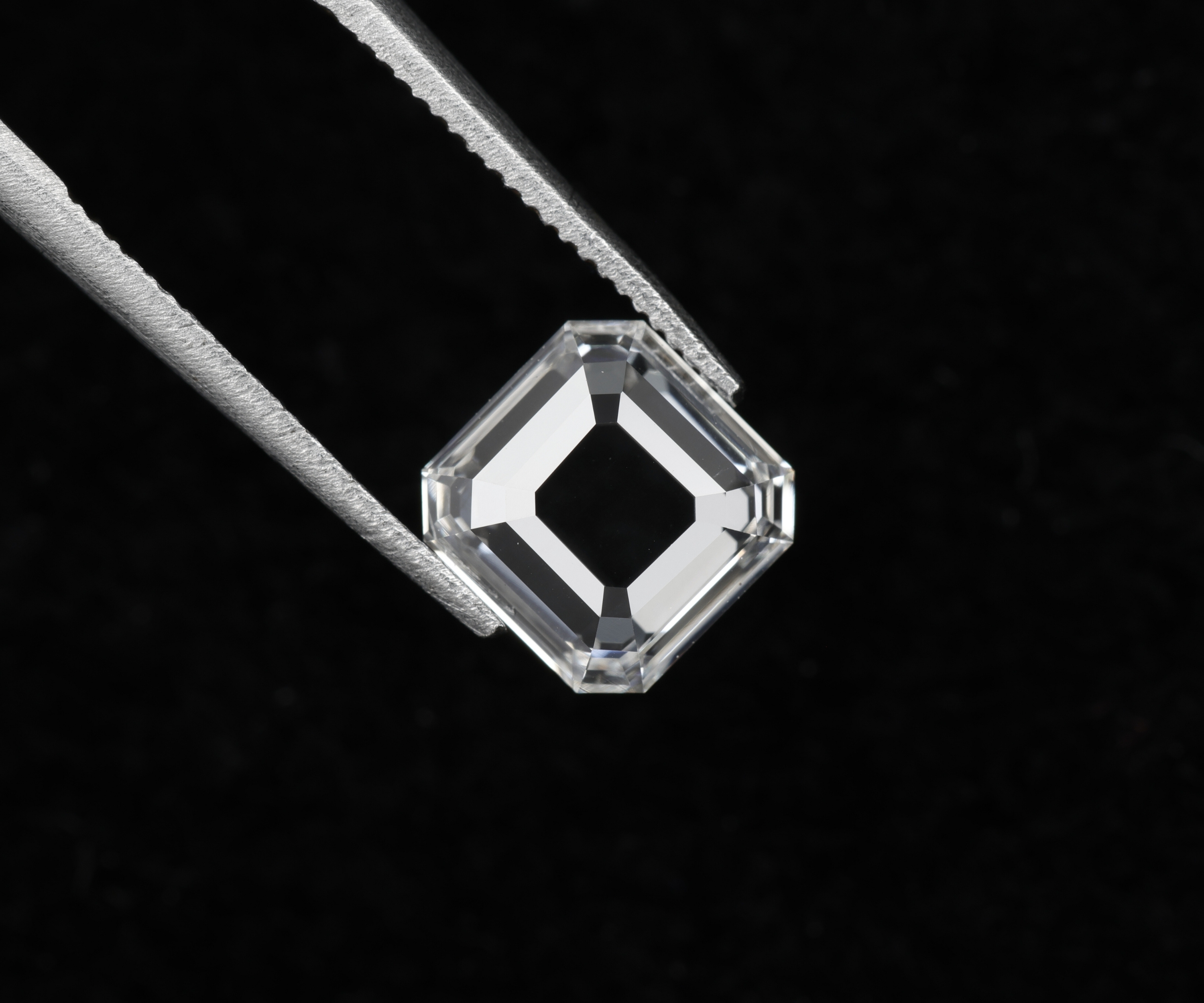 Portrait Cut Square Emerald Lab Grown Diamond