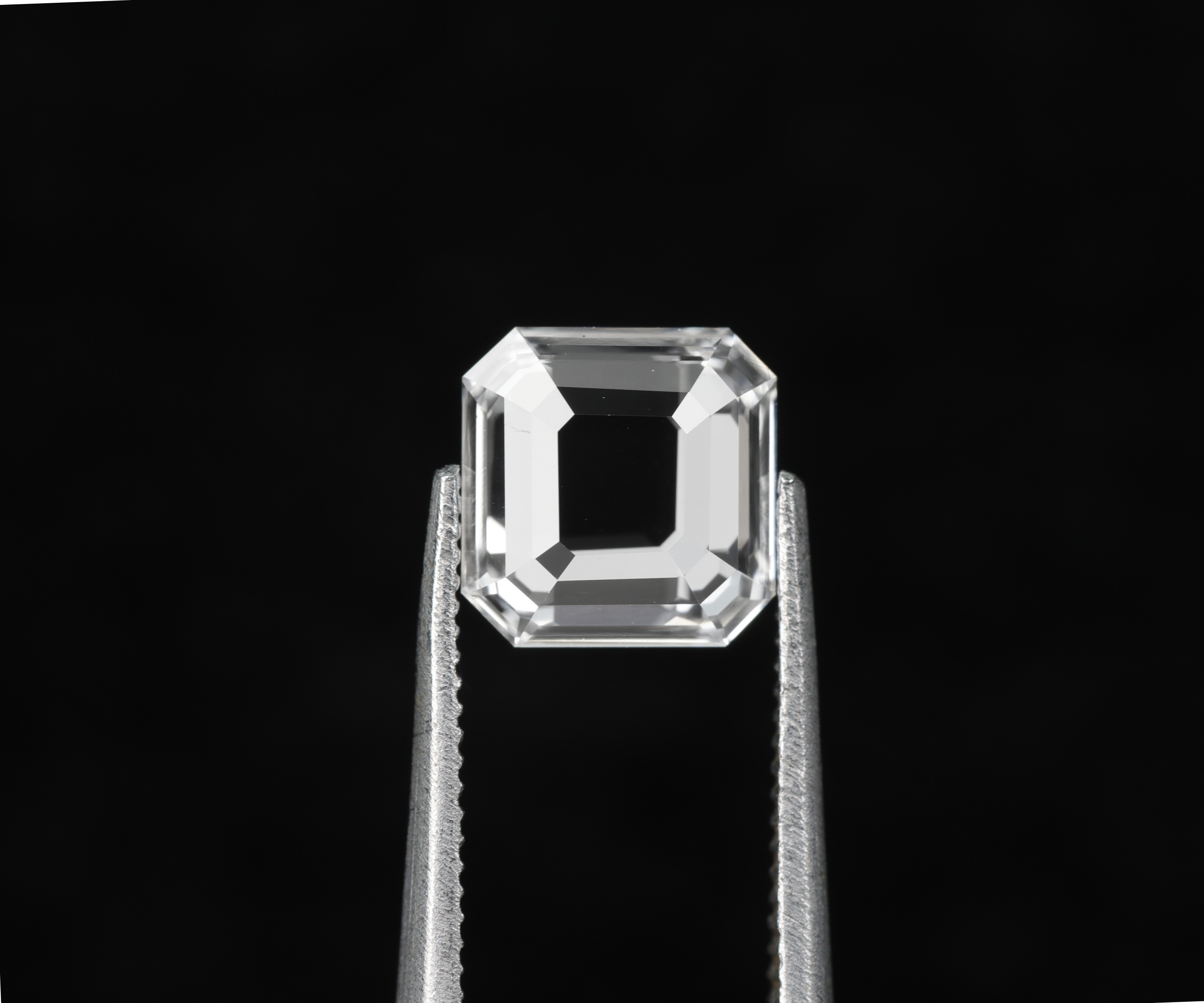 Portrait Cut Square Emerald Lab Grown Diamond